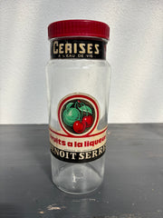 Fransk glas m. etiket