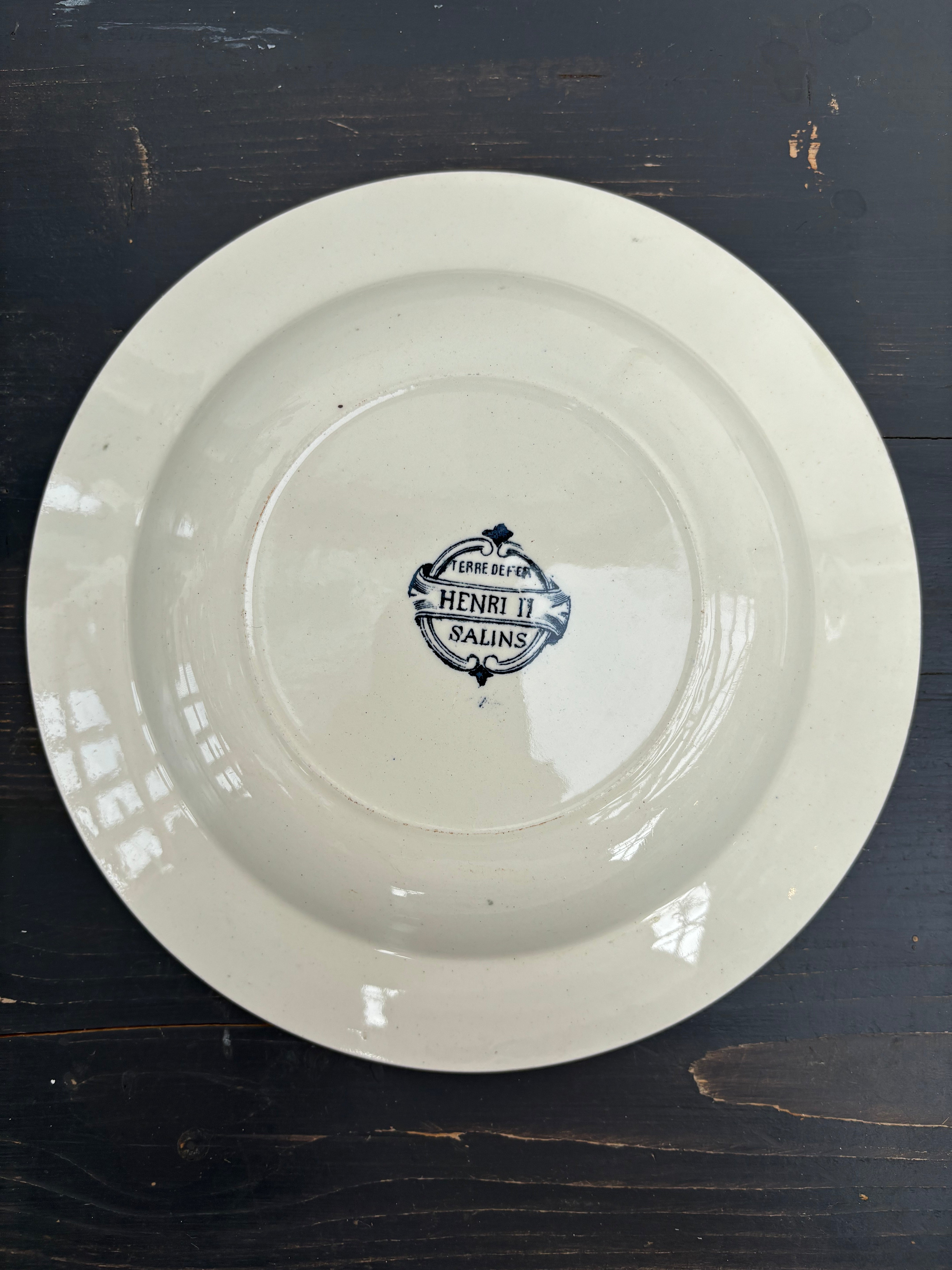 Franske dybe tallerkener, Ø22cm - 6 stk.