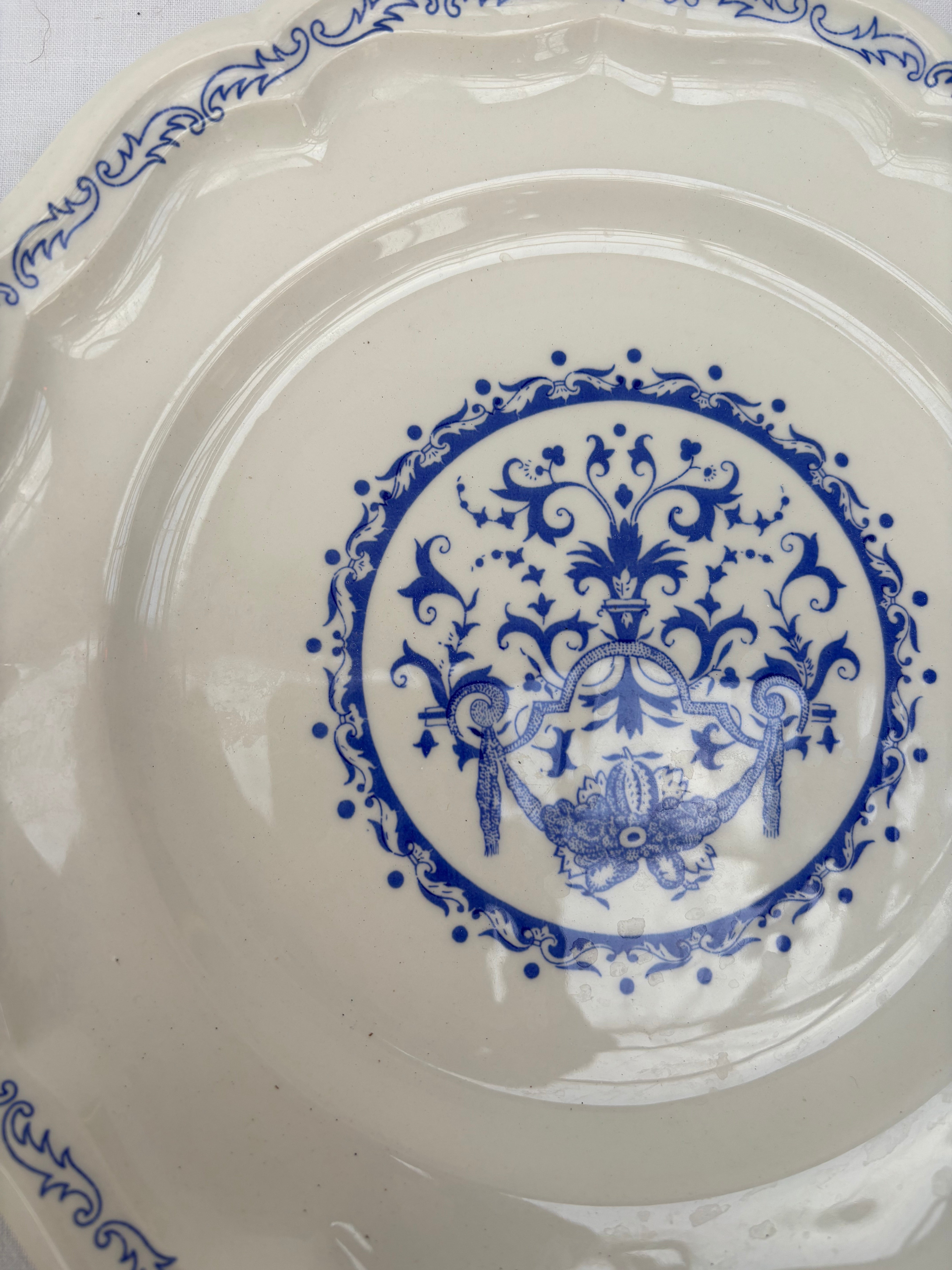 French plates, Ø25 cm. 6 pcs.