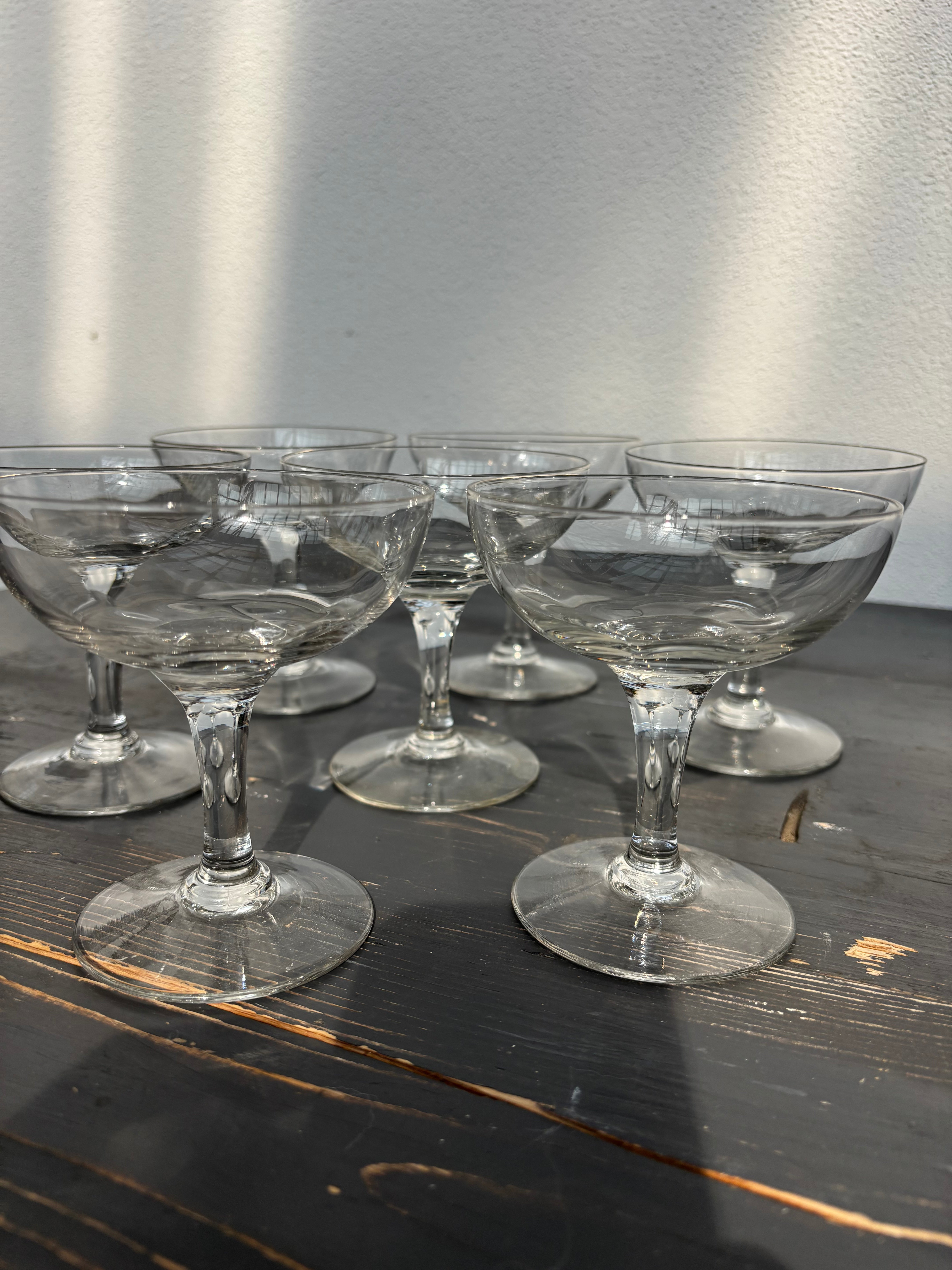 Champagneskåle - 7 stk.