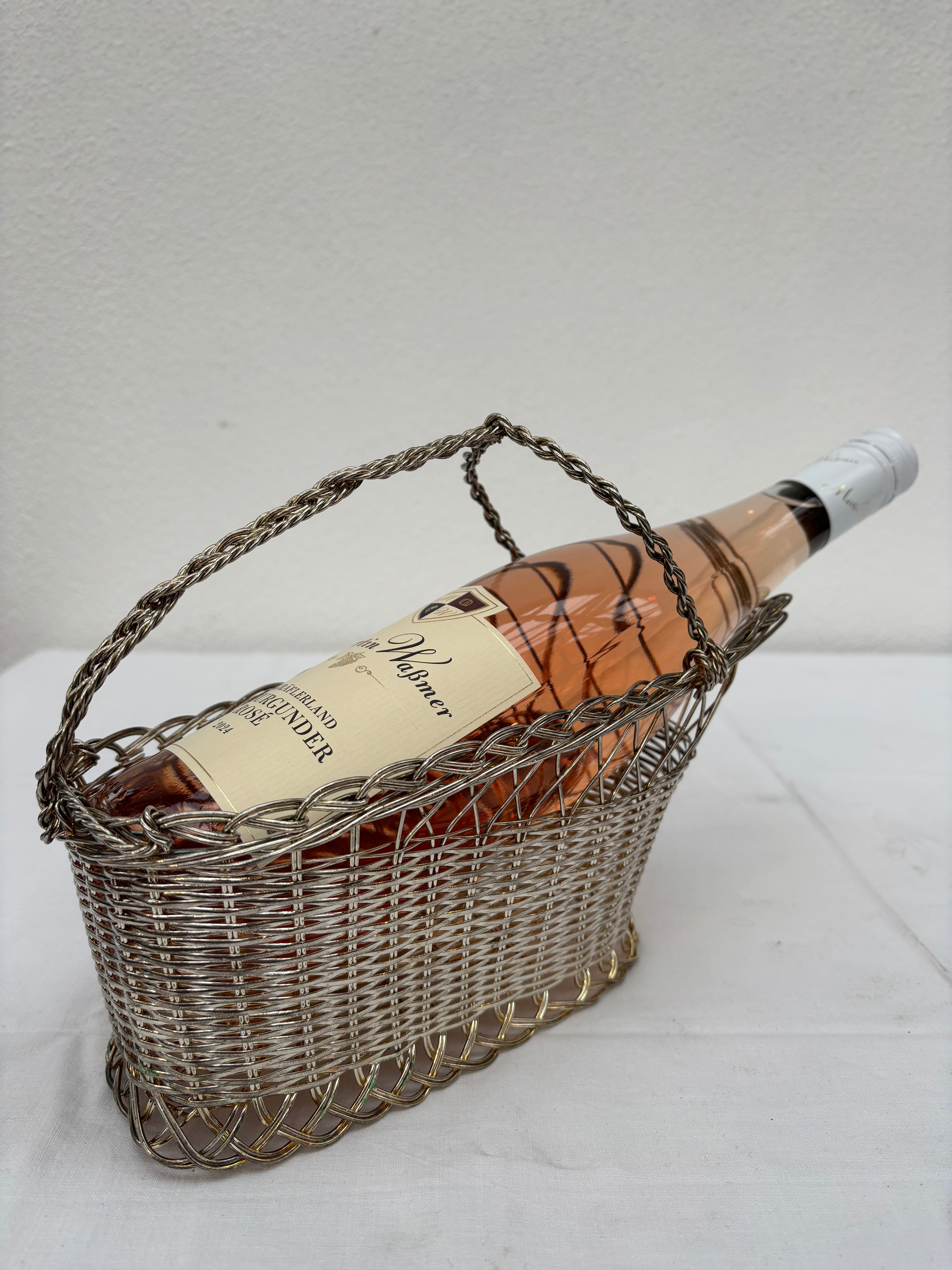 Kurv til vinflaske