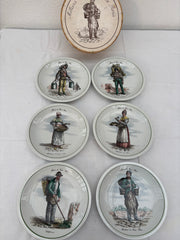 French plates, Ø18cm - 6 pcs.