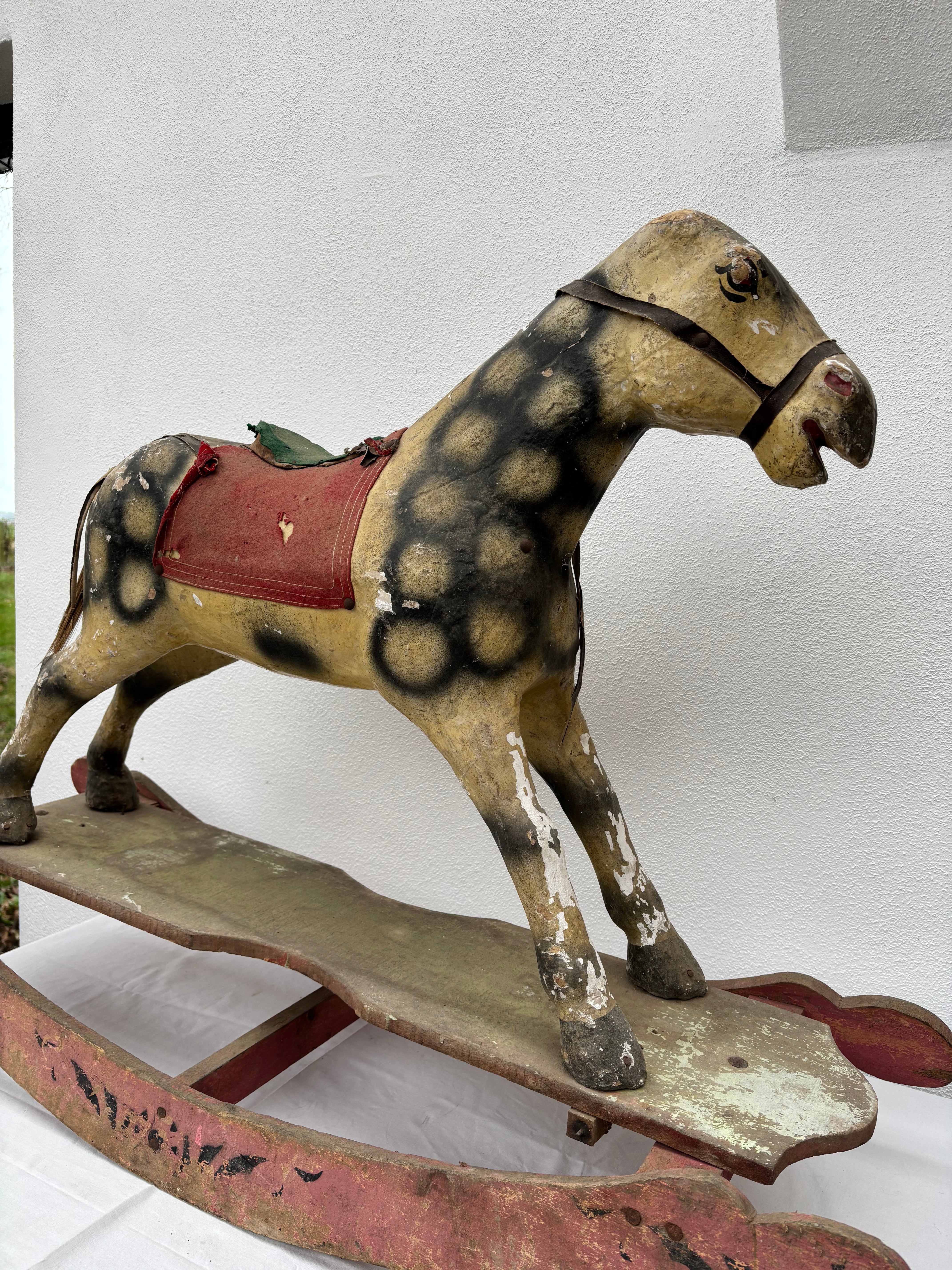 Old French rocking horse