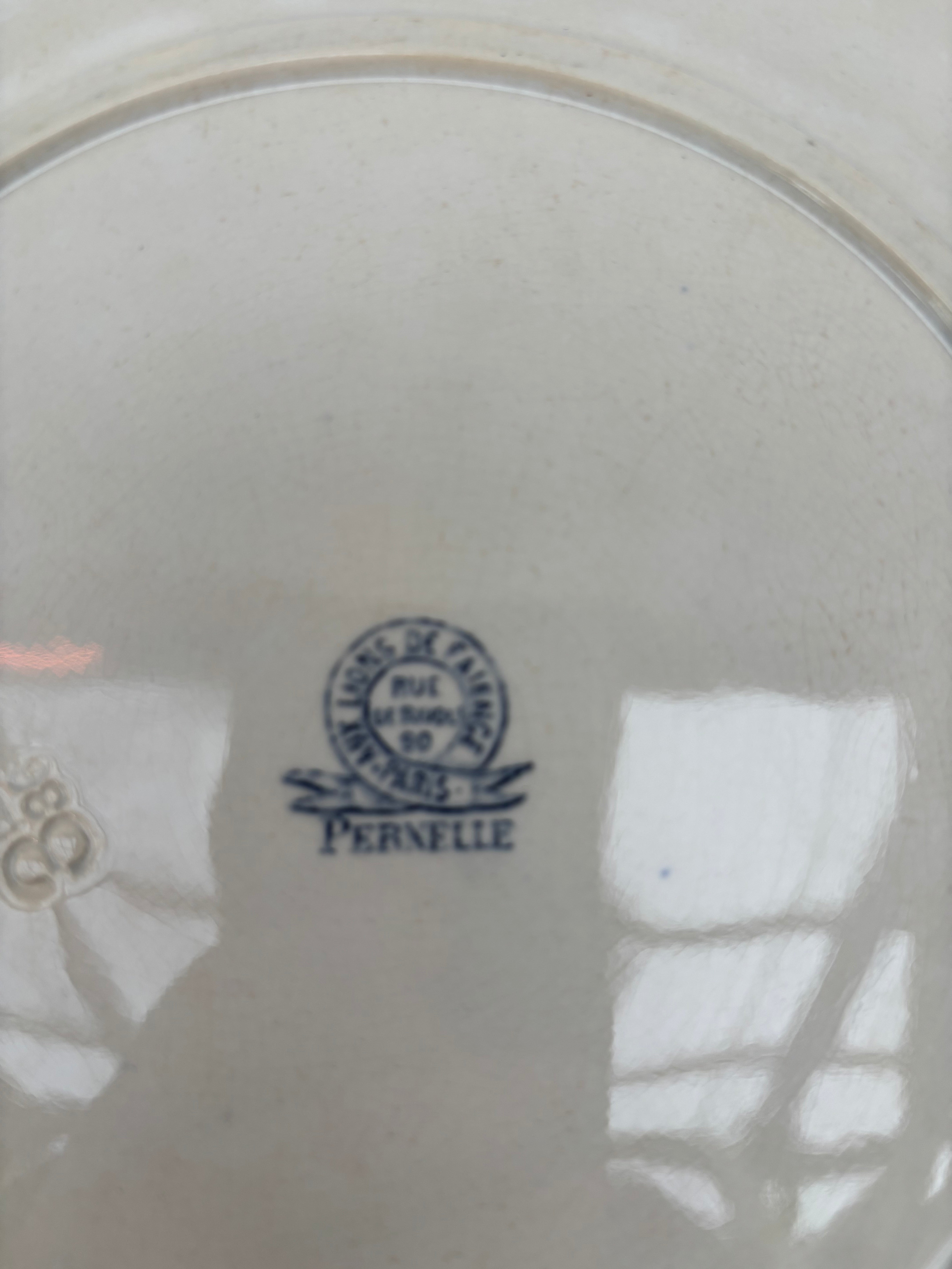 French plates Ø24 cm. 8 pcs.