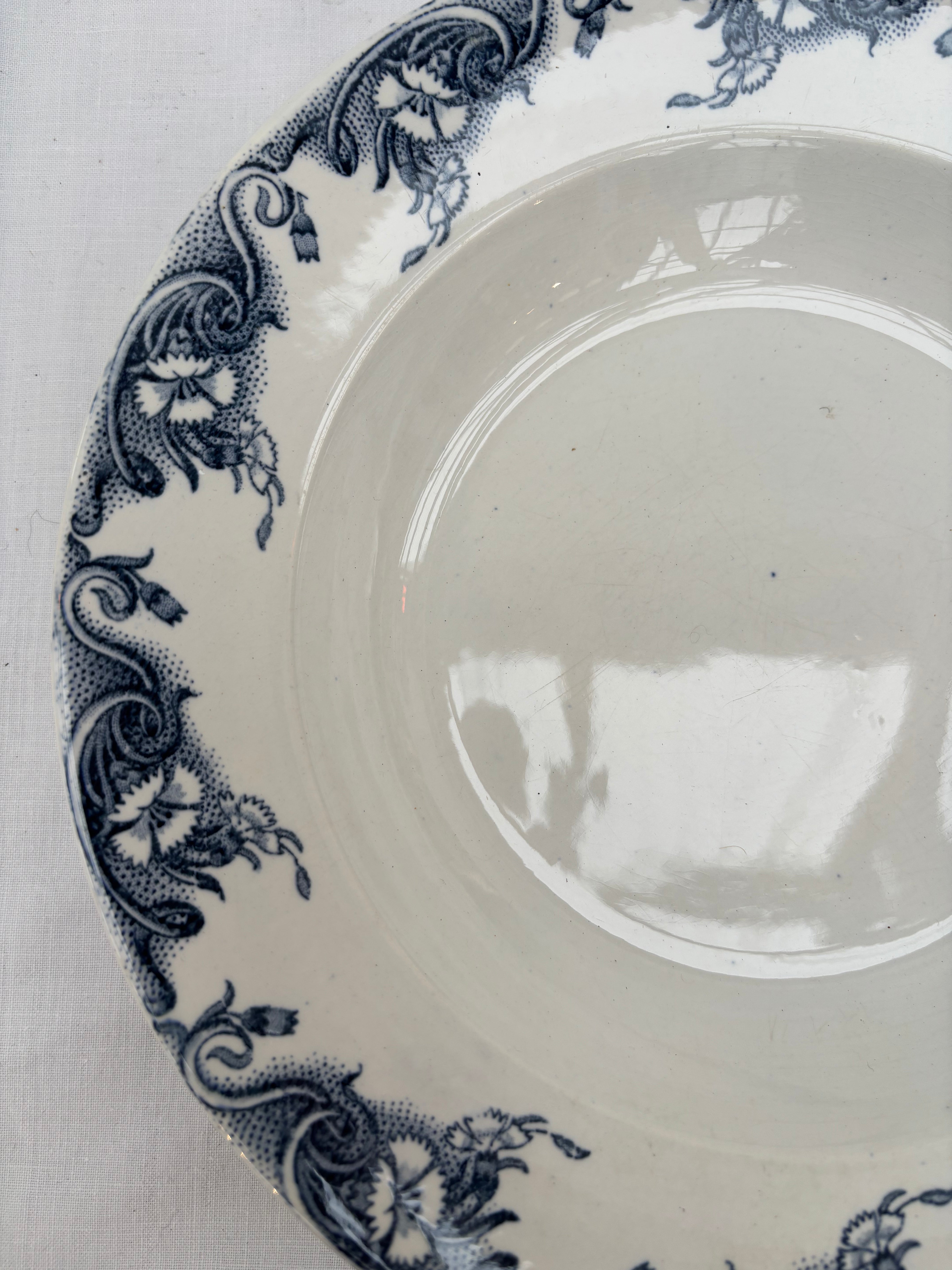 French deep plates Ø24 cm. 8 pcs.