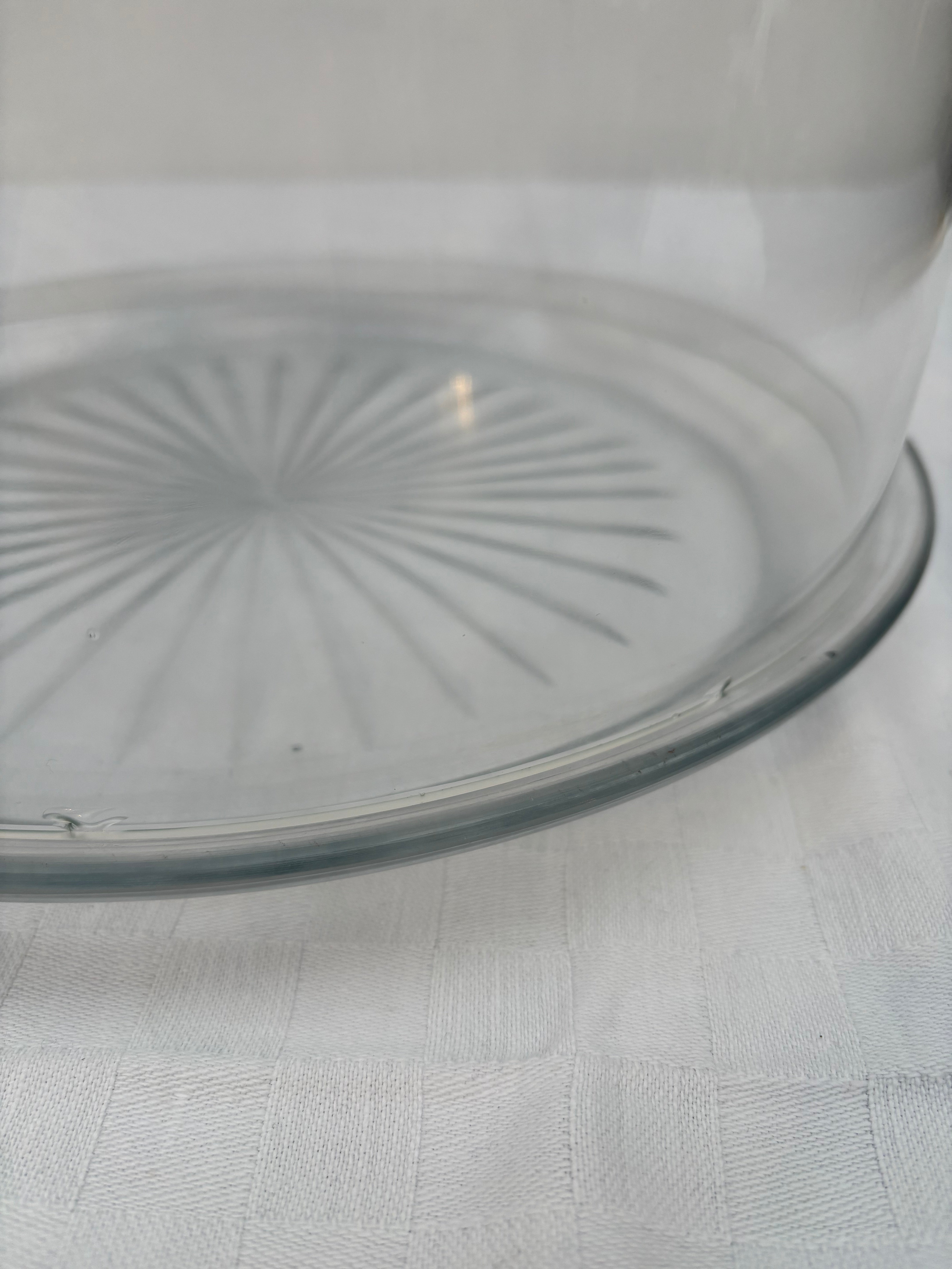 Stor glassklokke Ø28 cm.