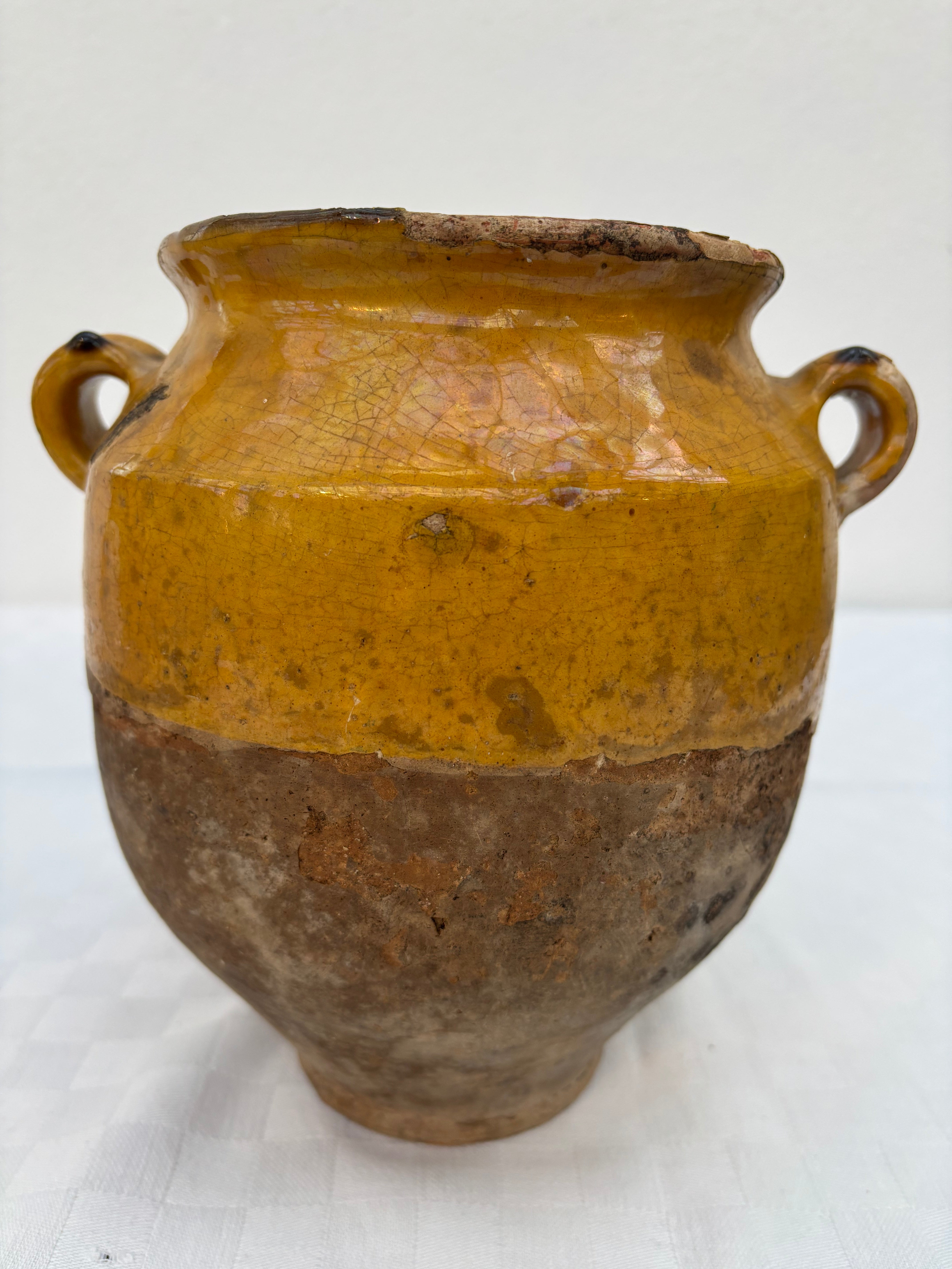 Fransk confitkrukke, 21 cm.
