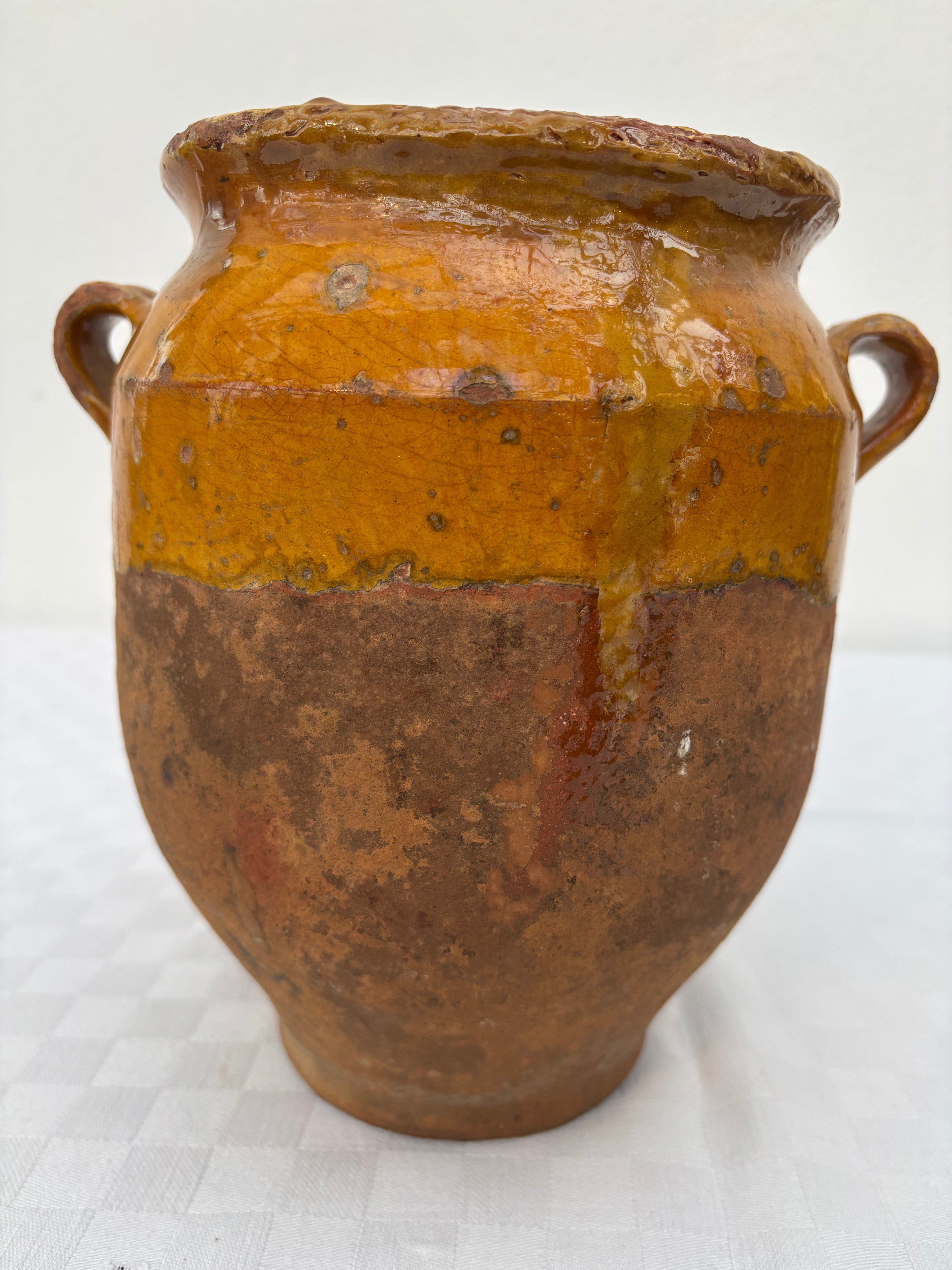 French confit jar, 22 cm.