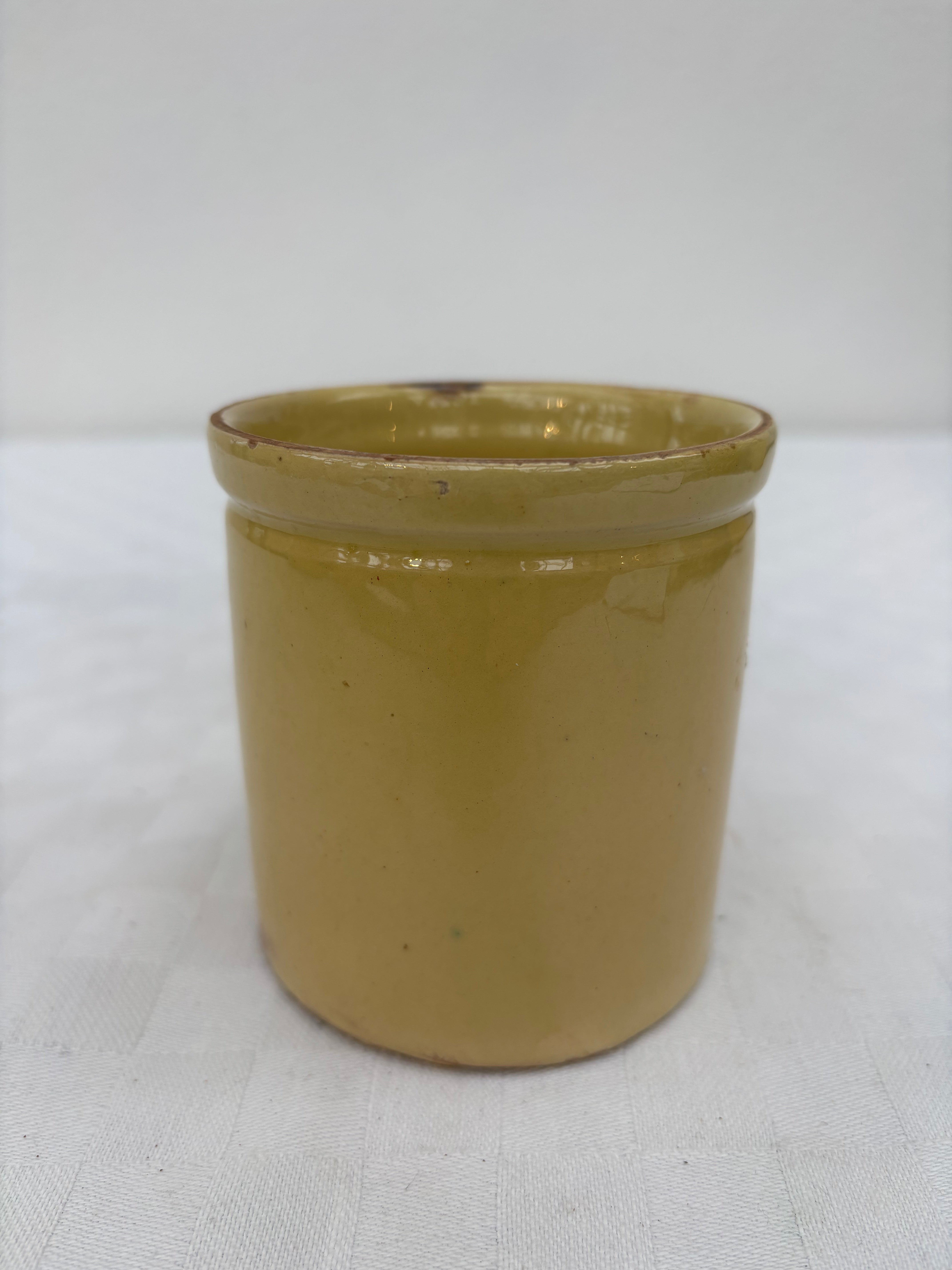 Fransk Lyon krukke, h9cm.