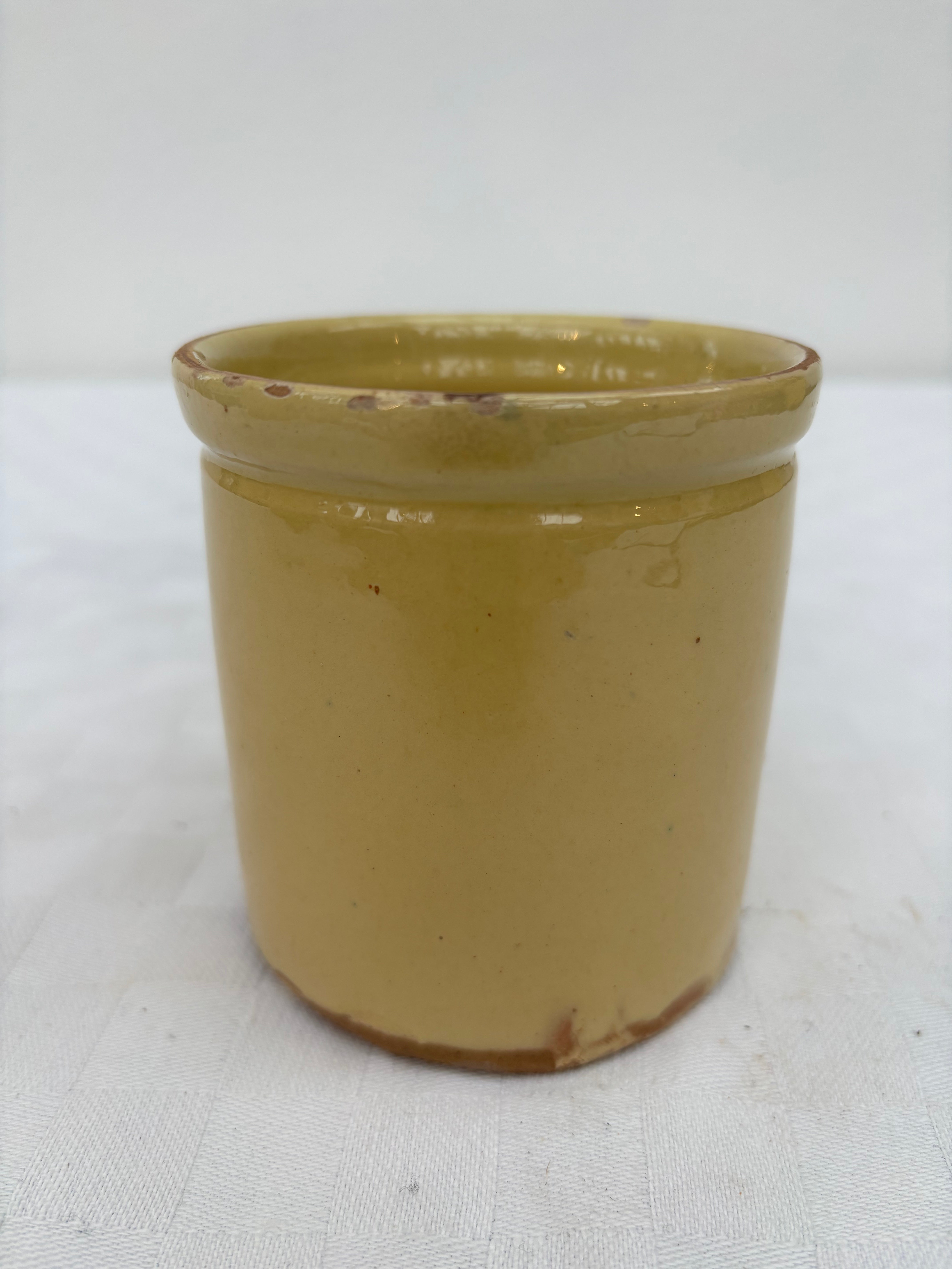 Fransk Lyon krukke, h9cm.