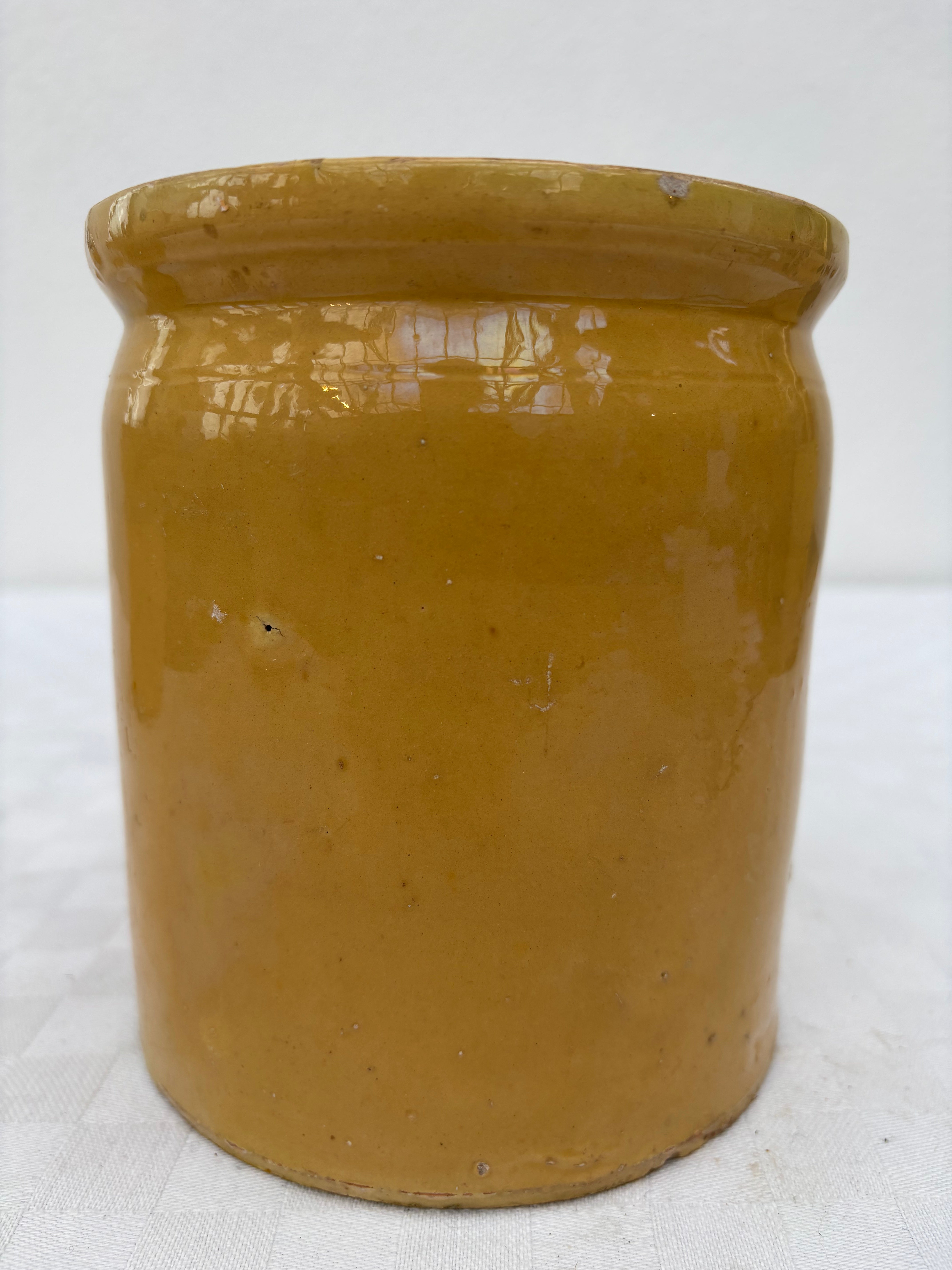 Fransk Lyon krukke, h15 cm.