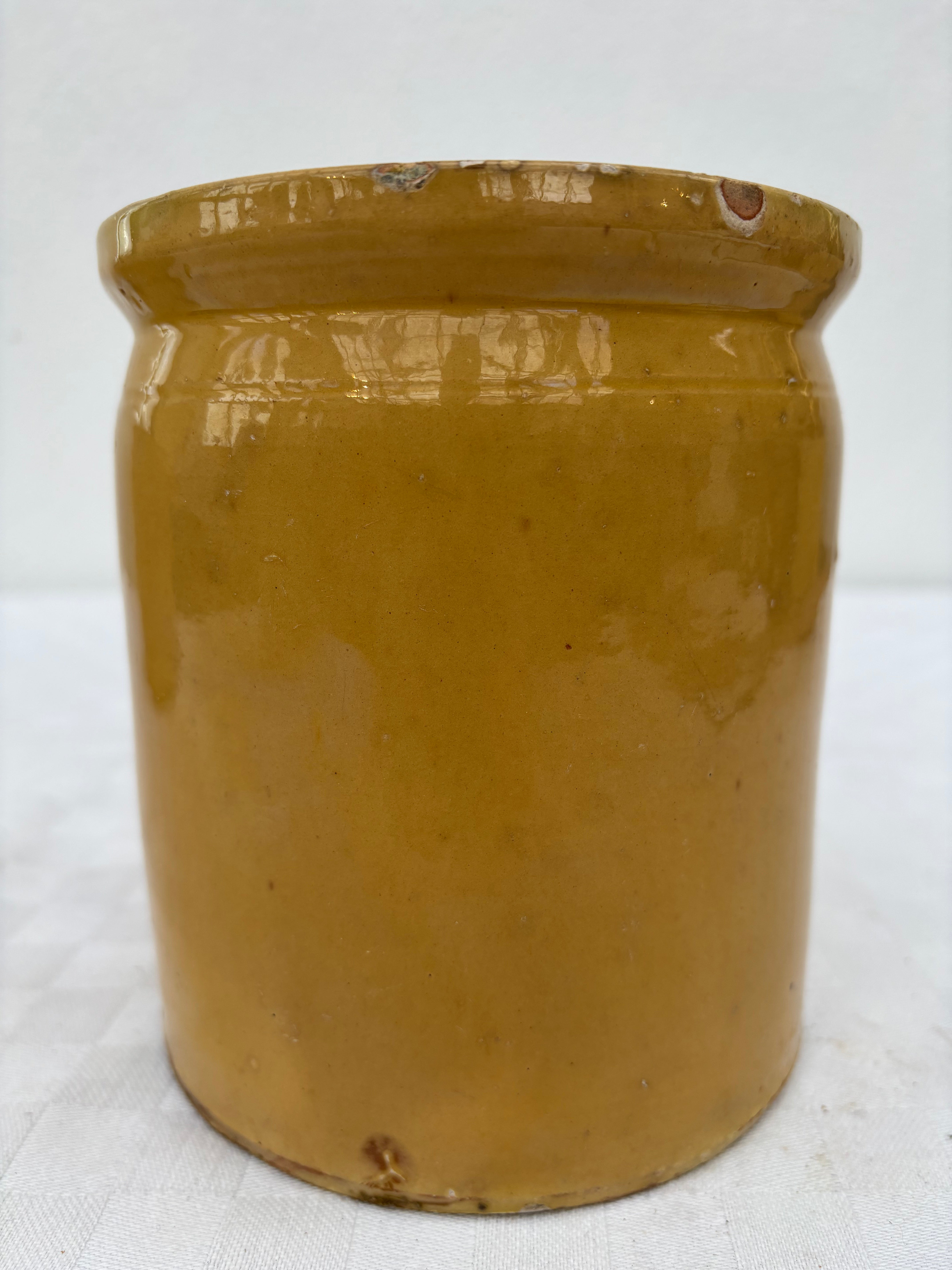 Fransk Lyon krukke, h15 cm.