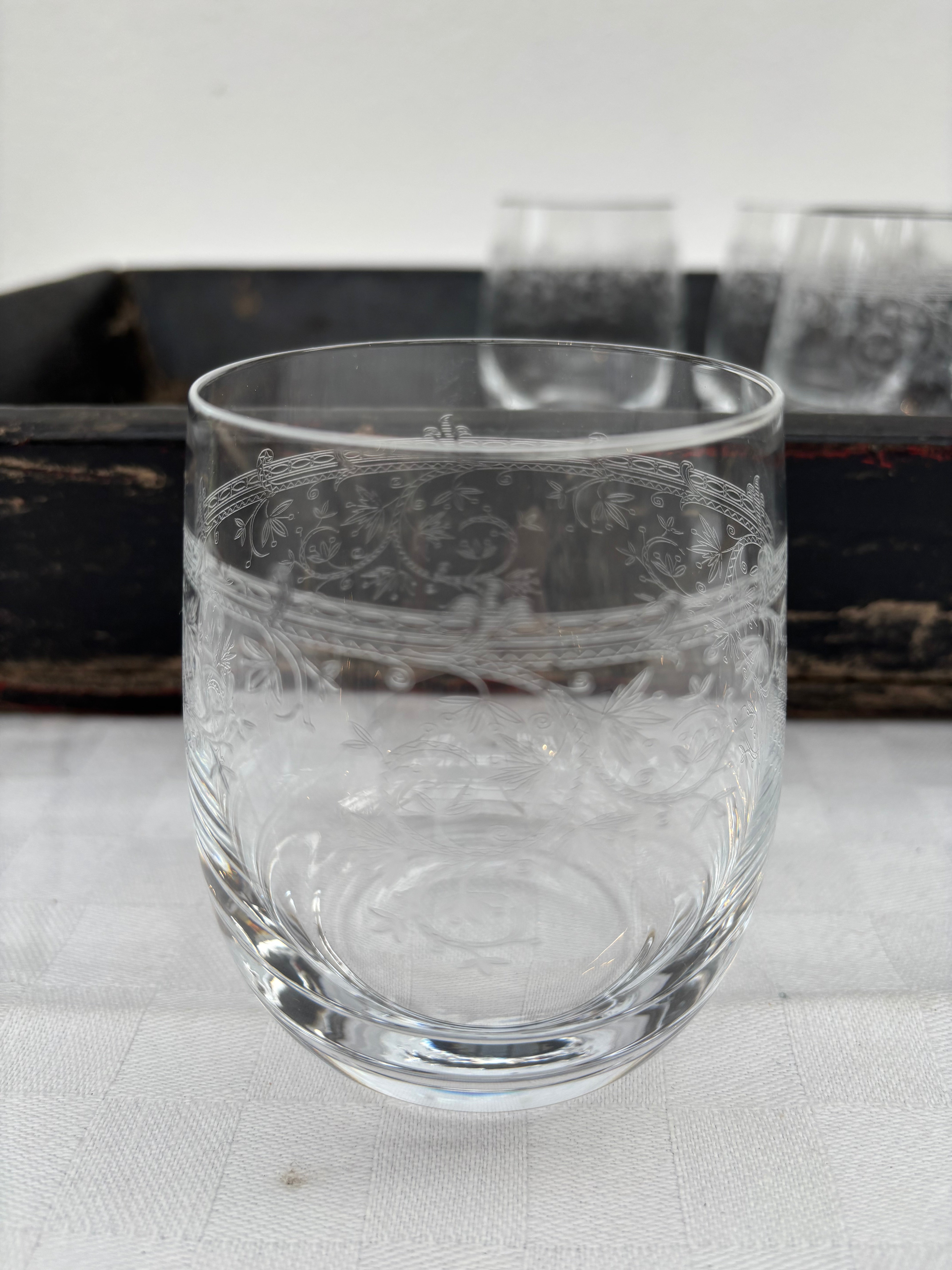 Franske vandglas, 6 stk