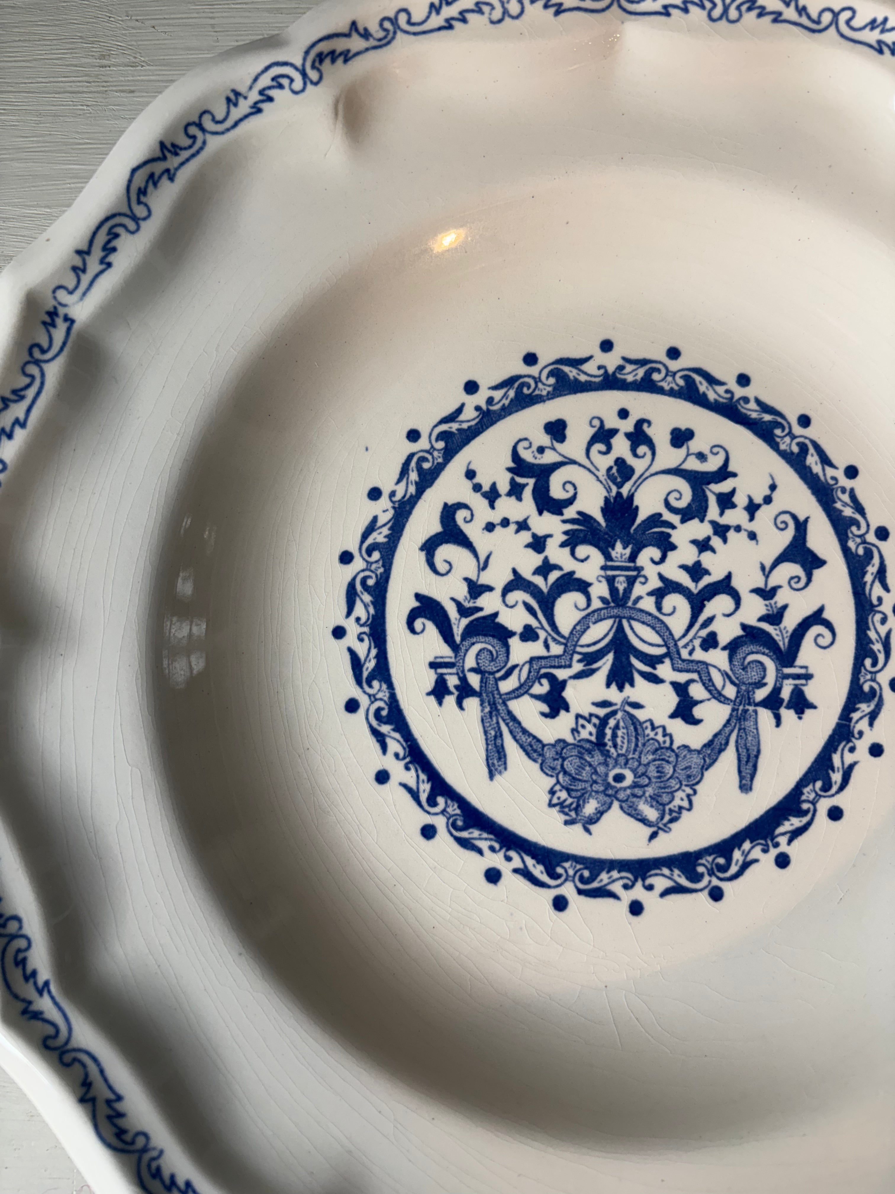 Fransk tallerken Ø25 cm. 6 stk.