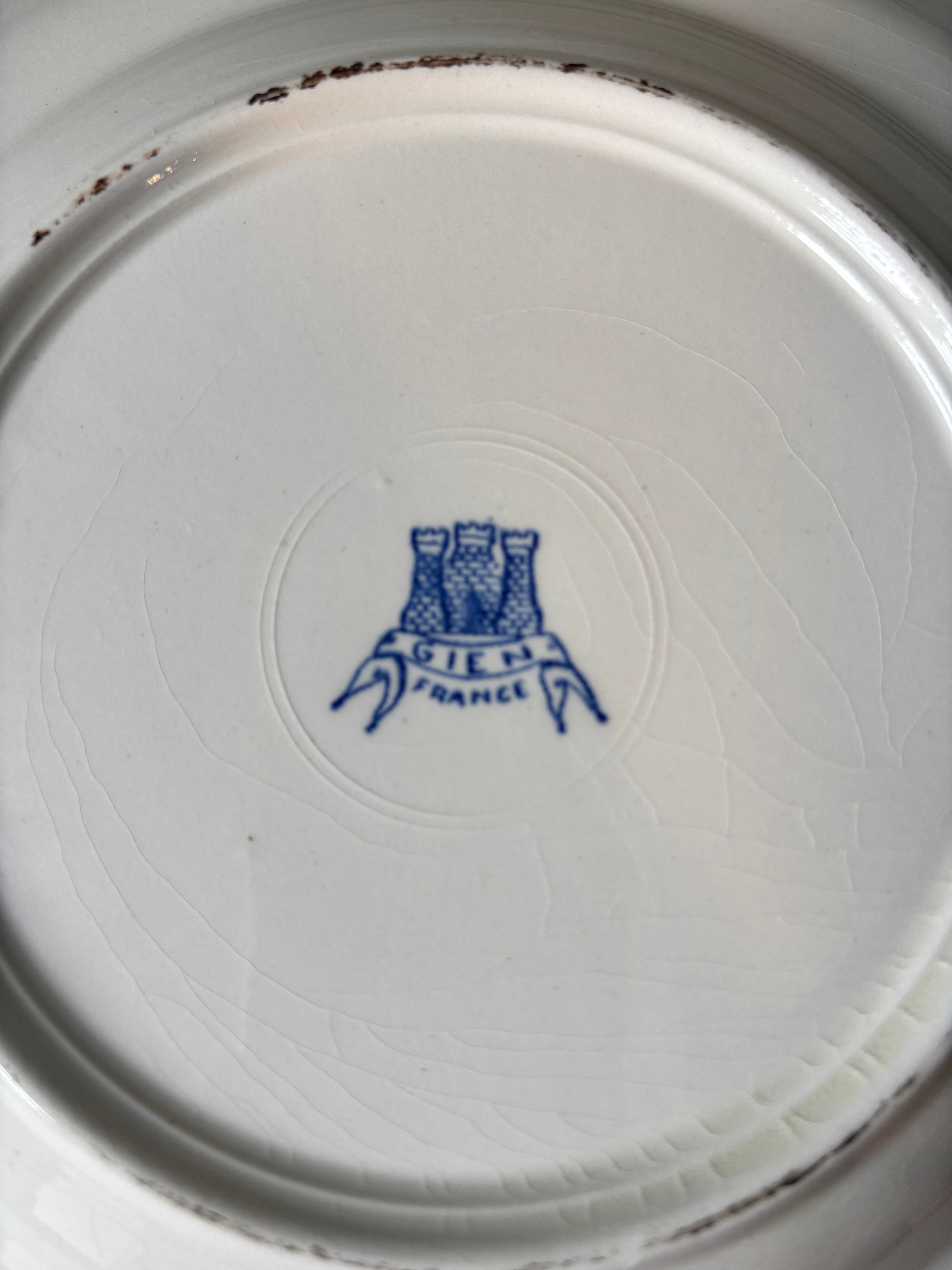 Fransk tallerken Ø25 cm. 6 stk.