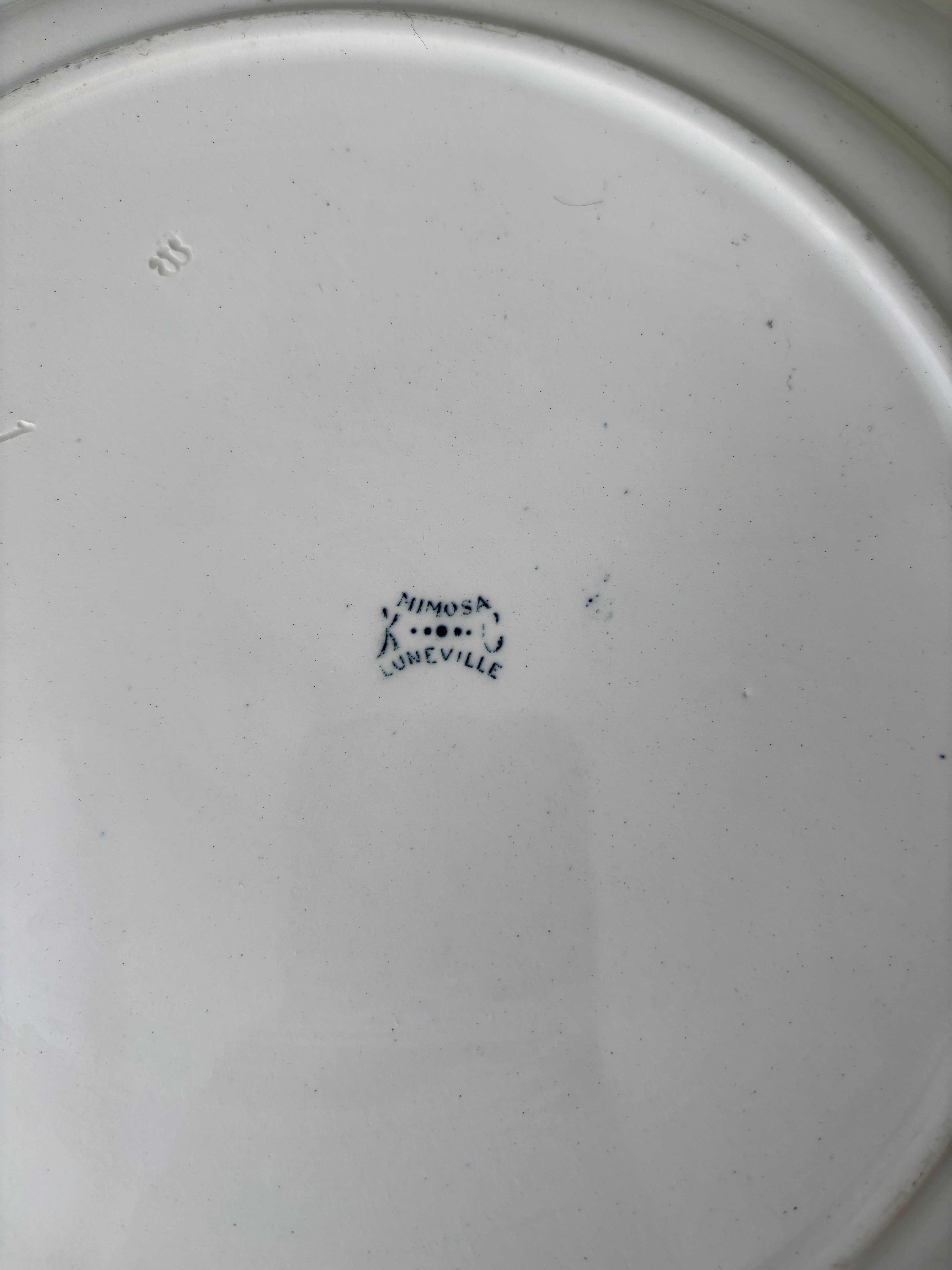 Fransk fat, Ø34 cm.