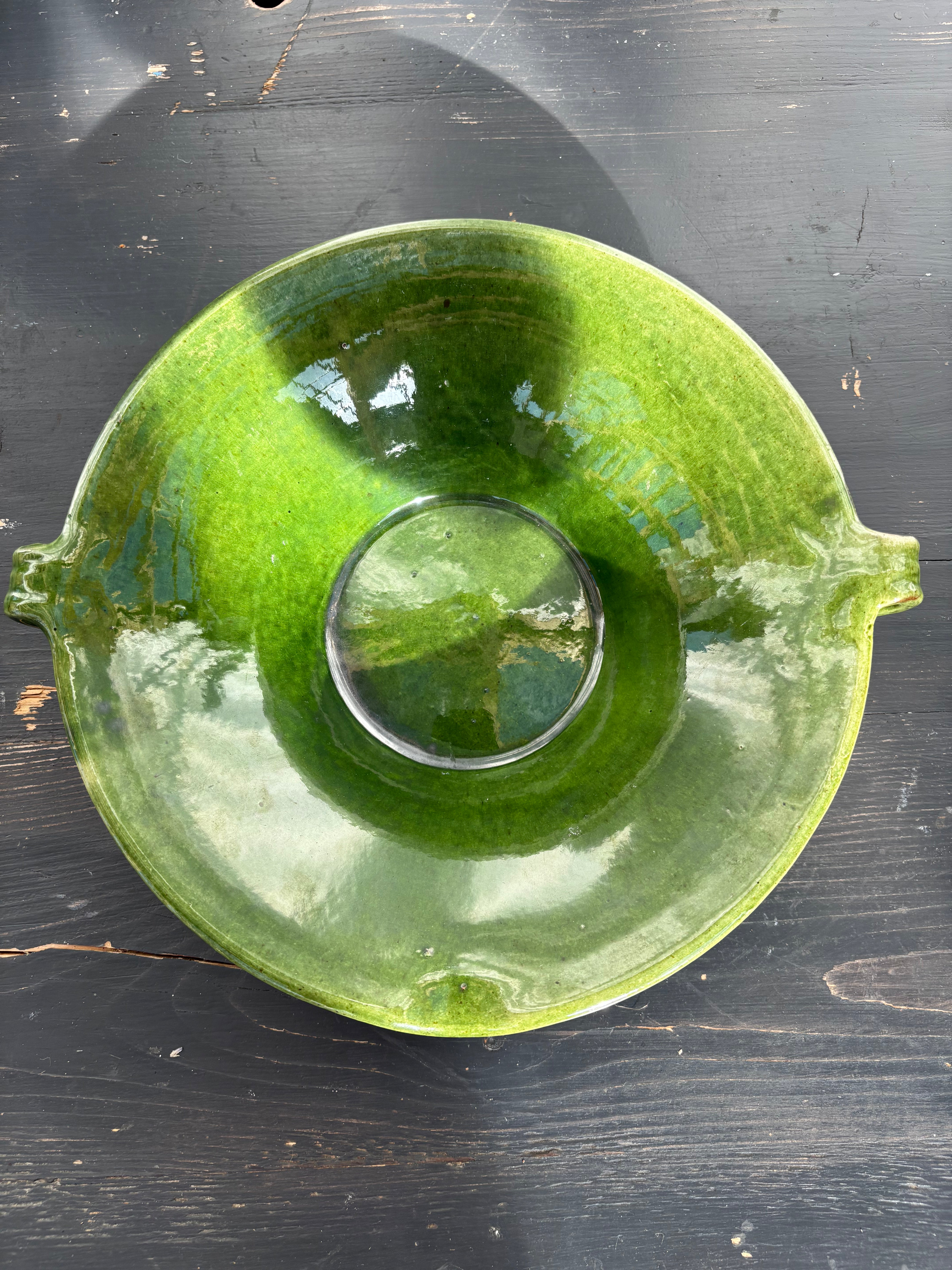 Grønt fad, Ø28 cm