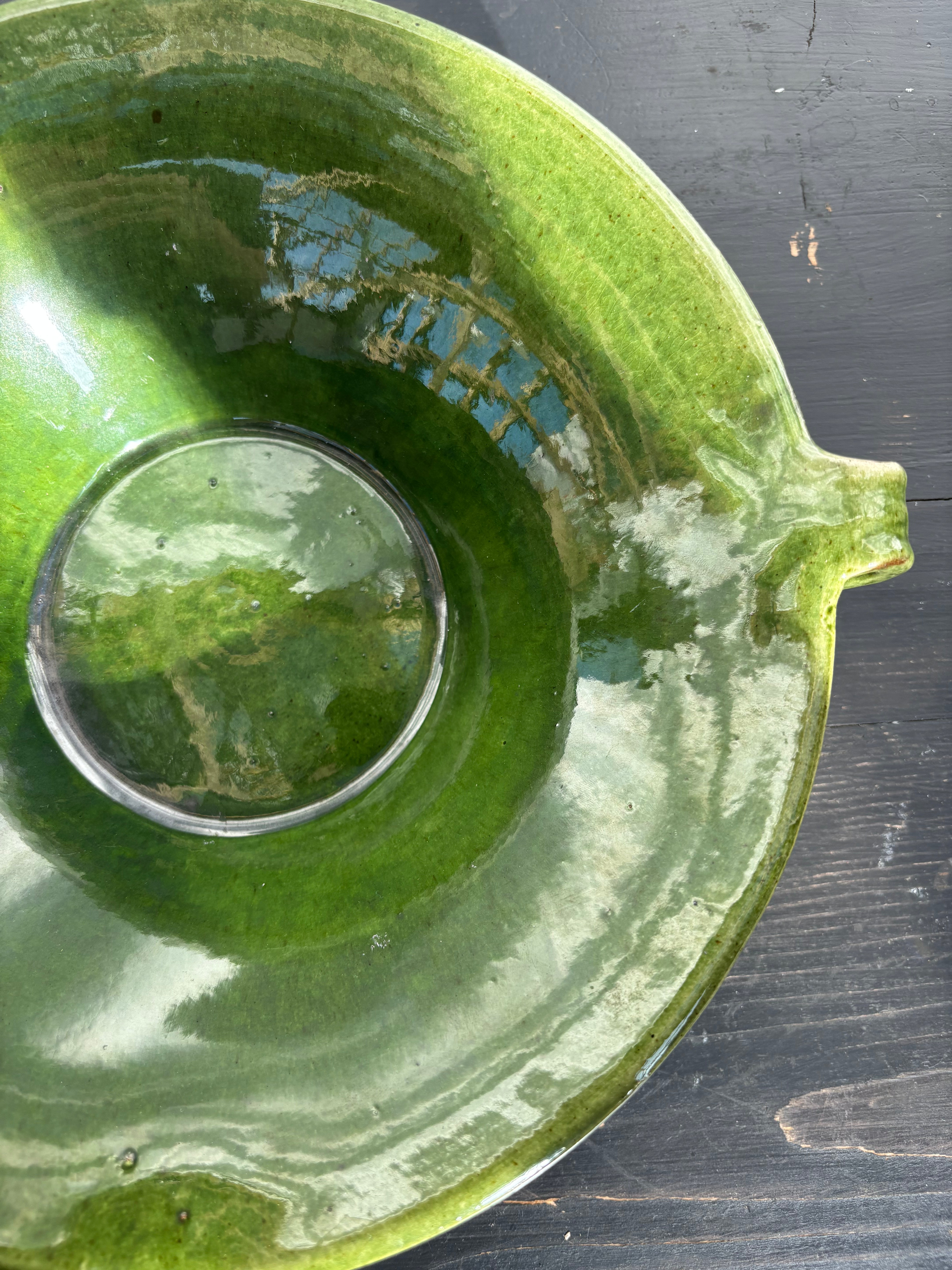 Grønt fad, Ø28 cm