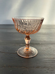 Lyserøde glas - 6 stk.