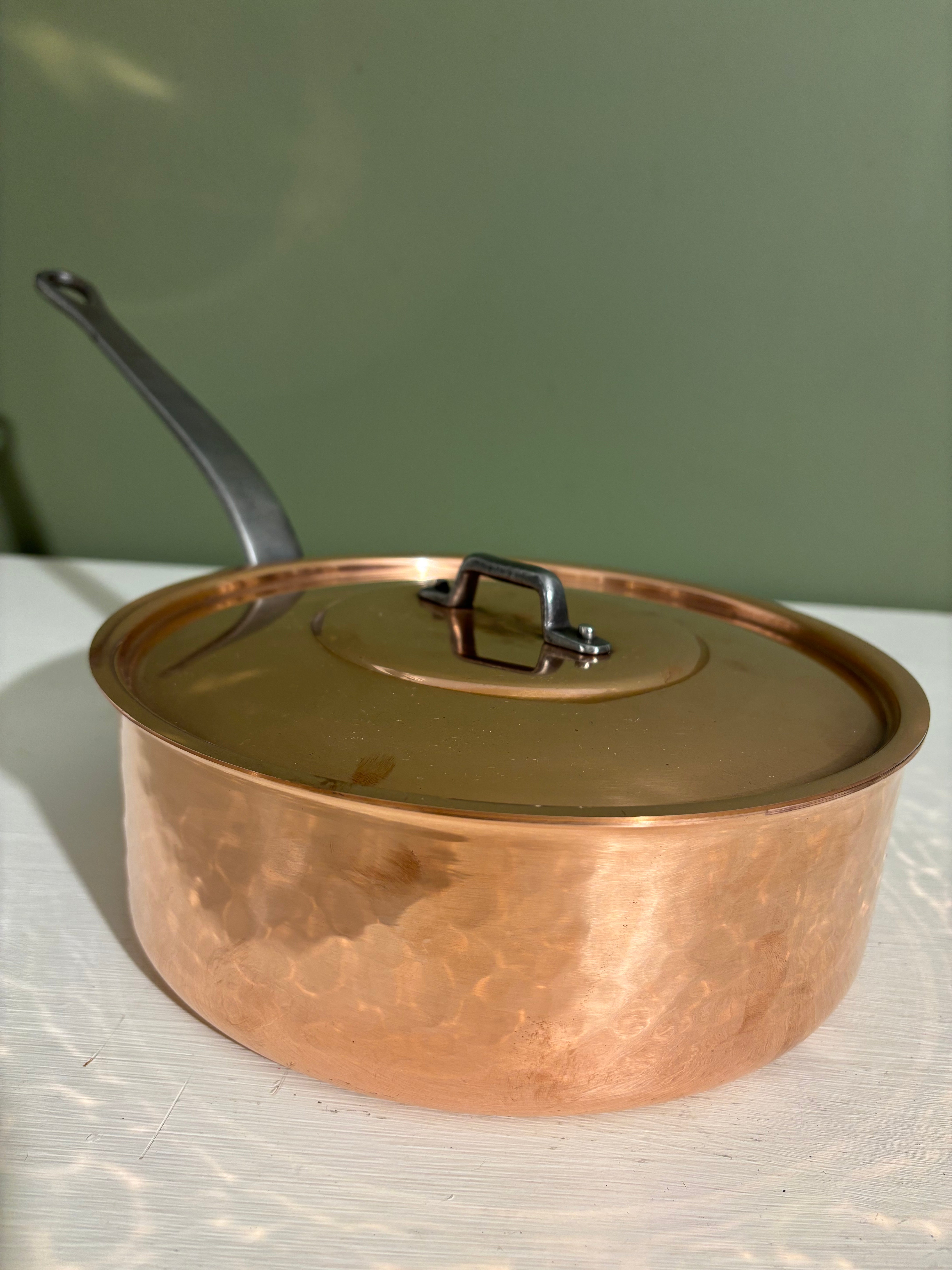 Copper pot, Ø23 cm.