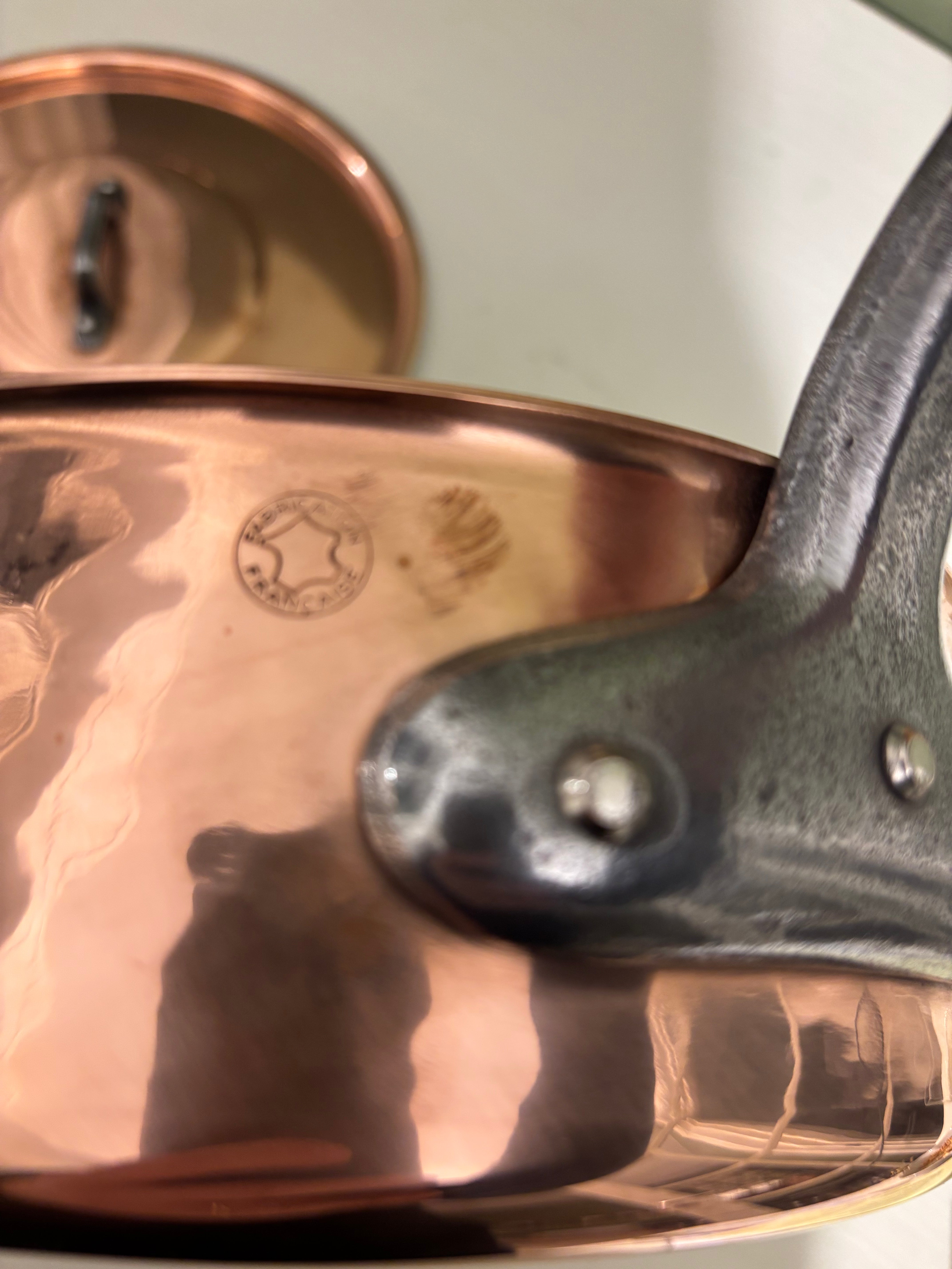 Copper pot, Ø23 cm.