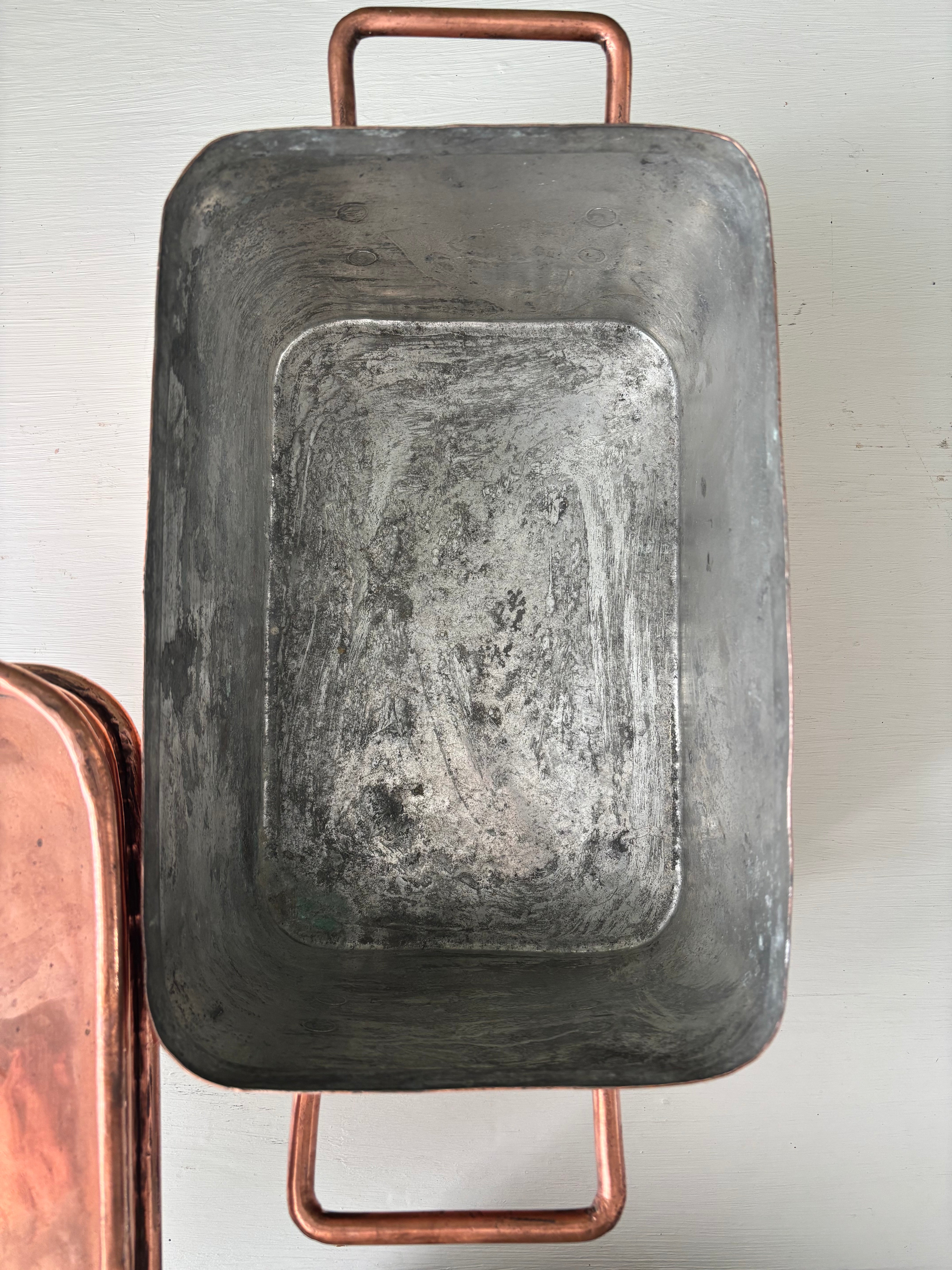 Copper container with lid