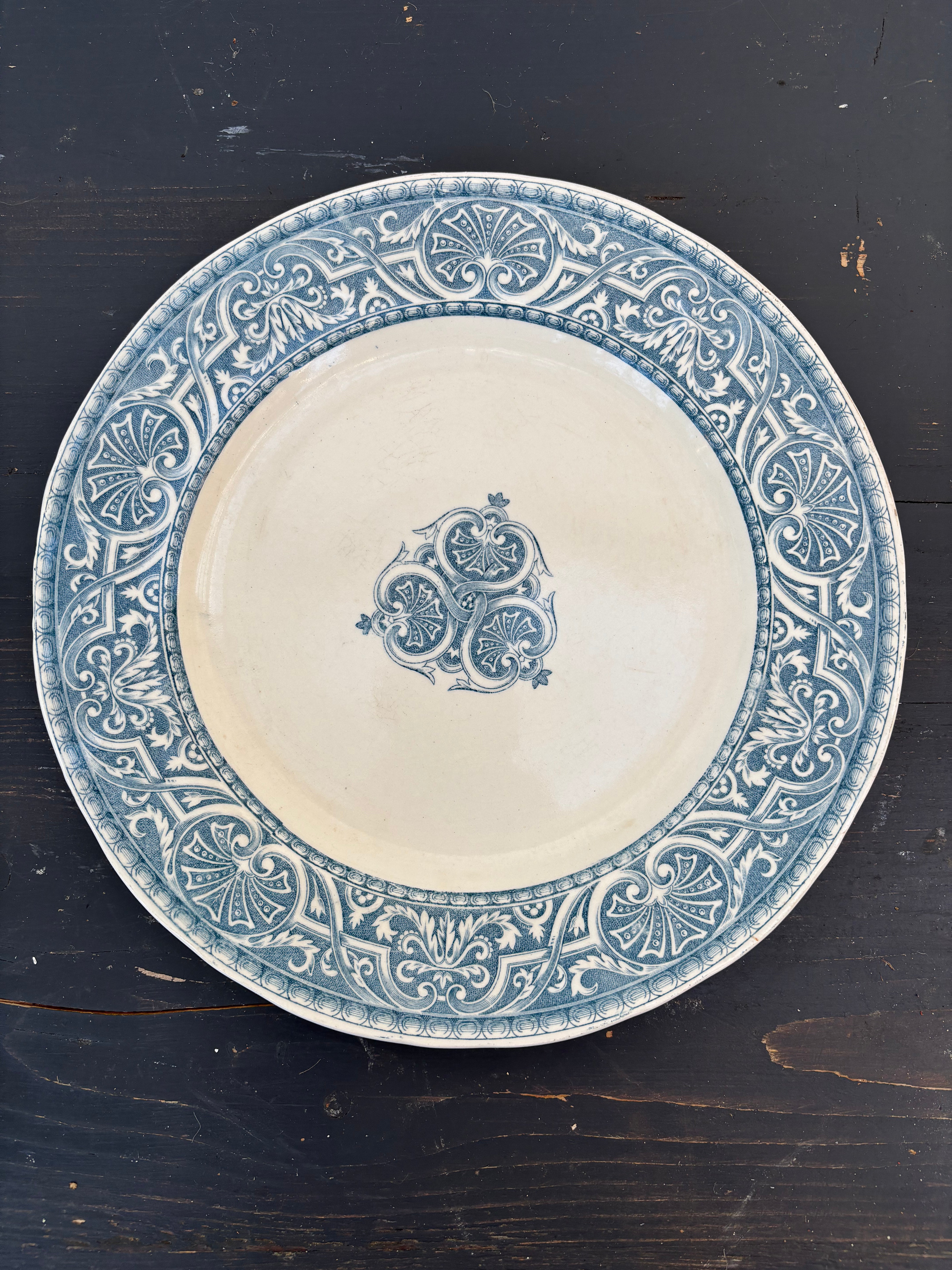 Franske tallerkener, Ø24cm - 10 stk.