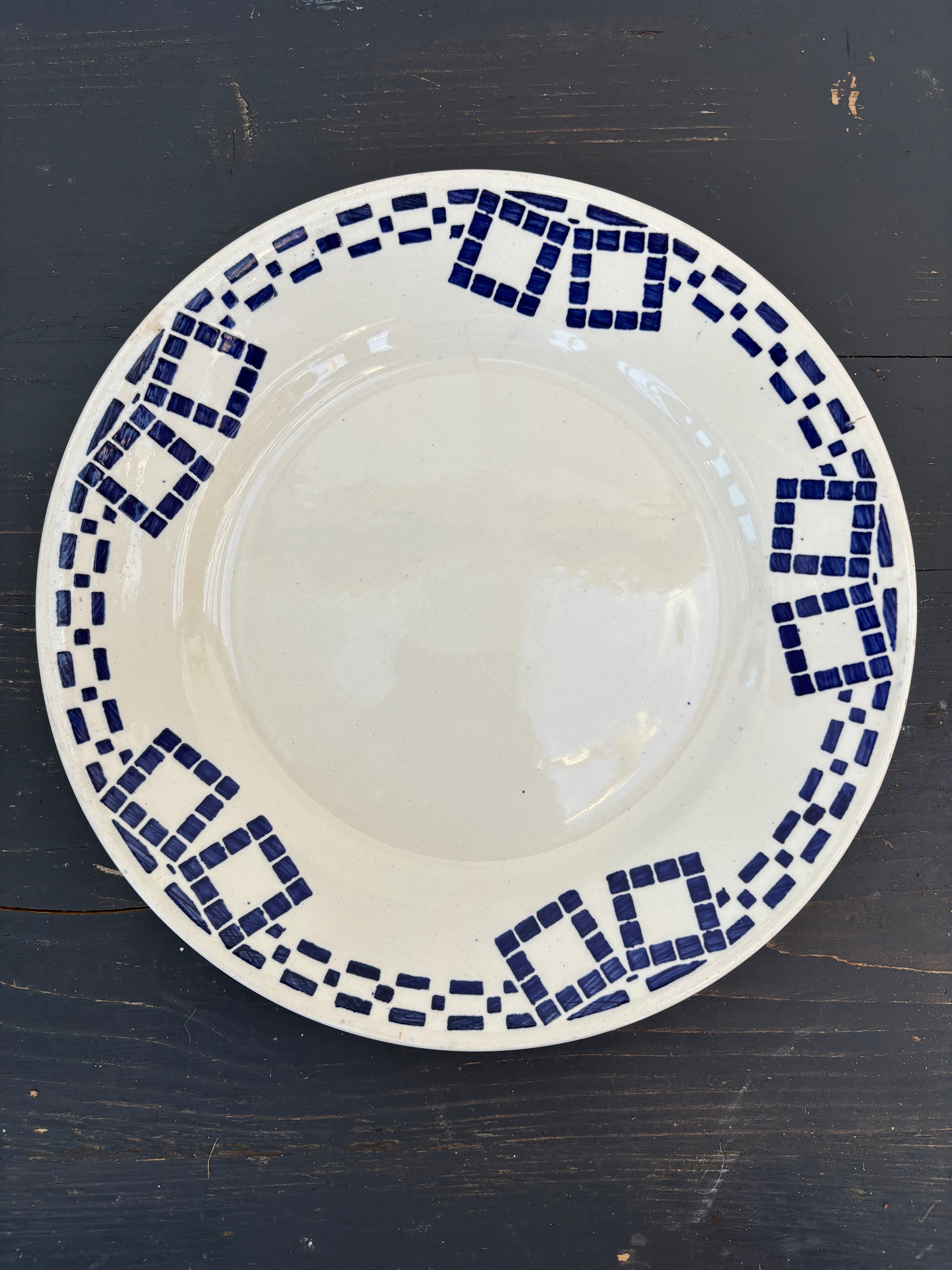 Franske tallerkener, Ø22 cm - 6 stk.