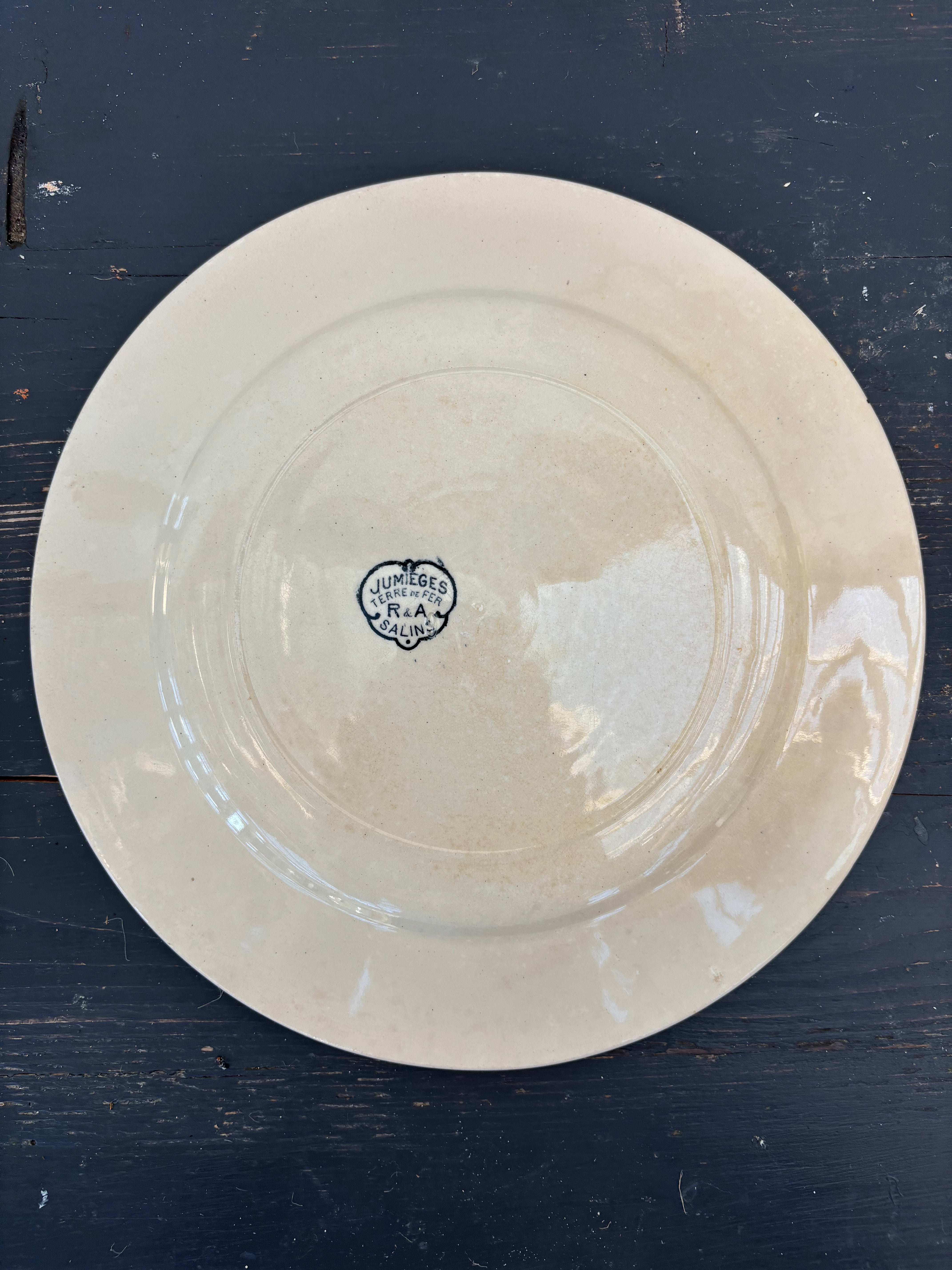 Franske tallerkener, Ø24cm - 6 stk.