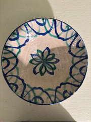 Spansk skål, Ø32 cm.