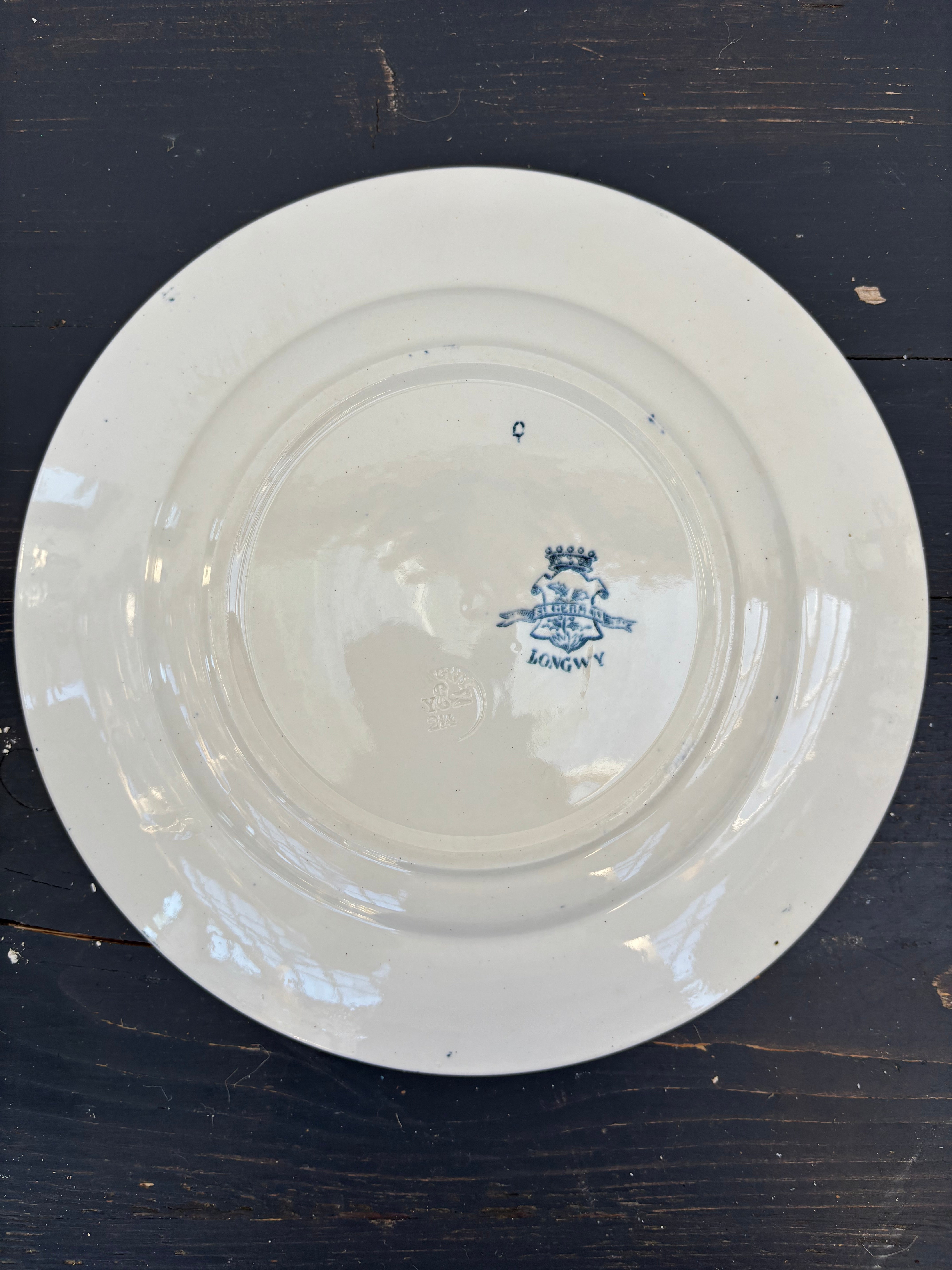 Franske tallerkener, Ø23cm - 6 stk.