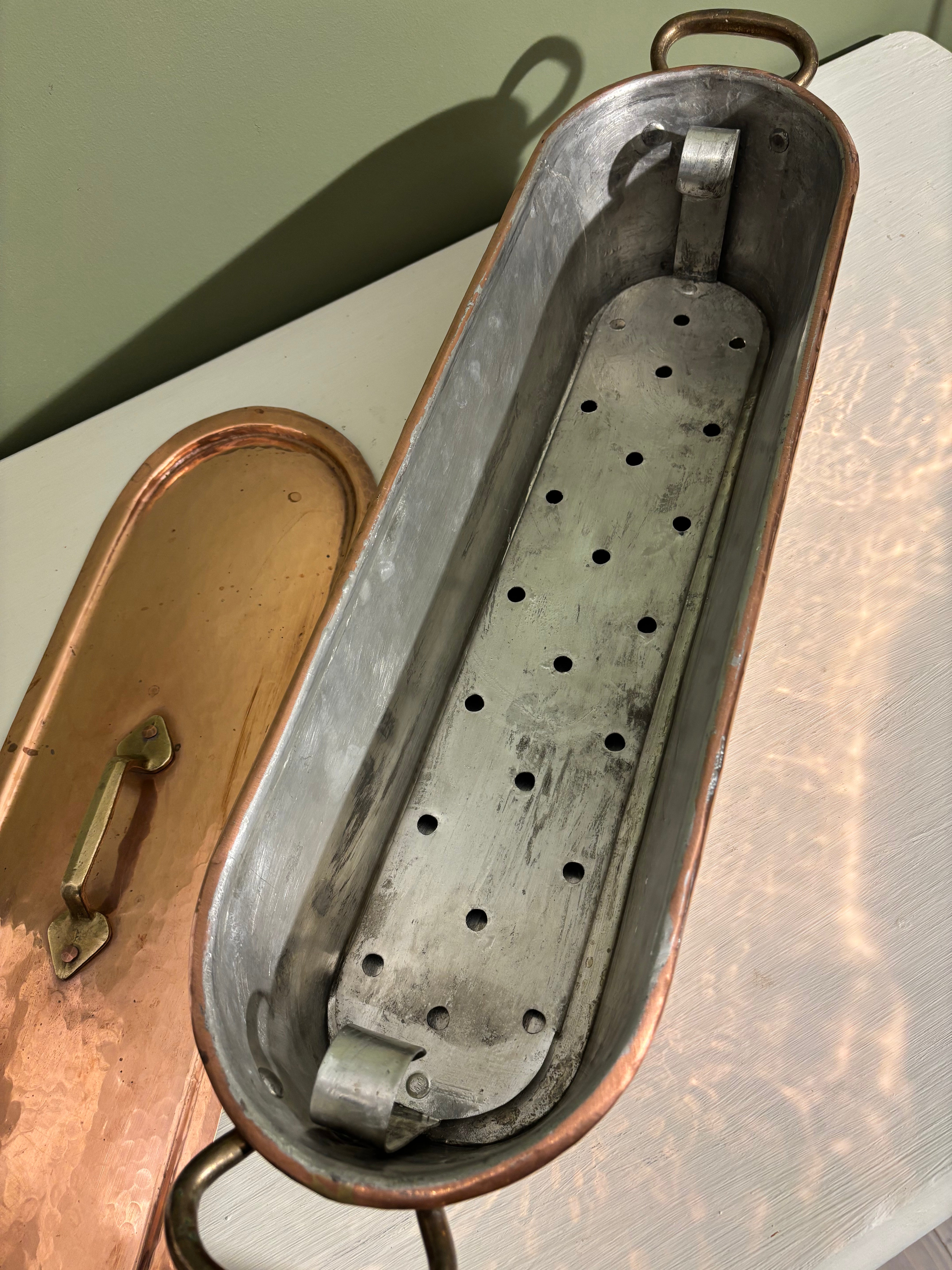 Oblong Copper Dish