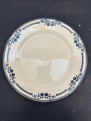 Franske tallerkener, Ø24cm - 10 stk.
