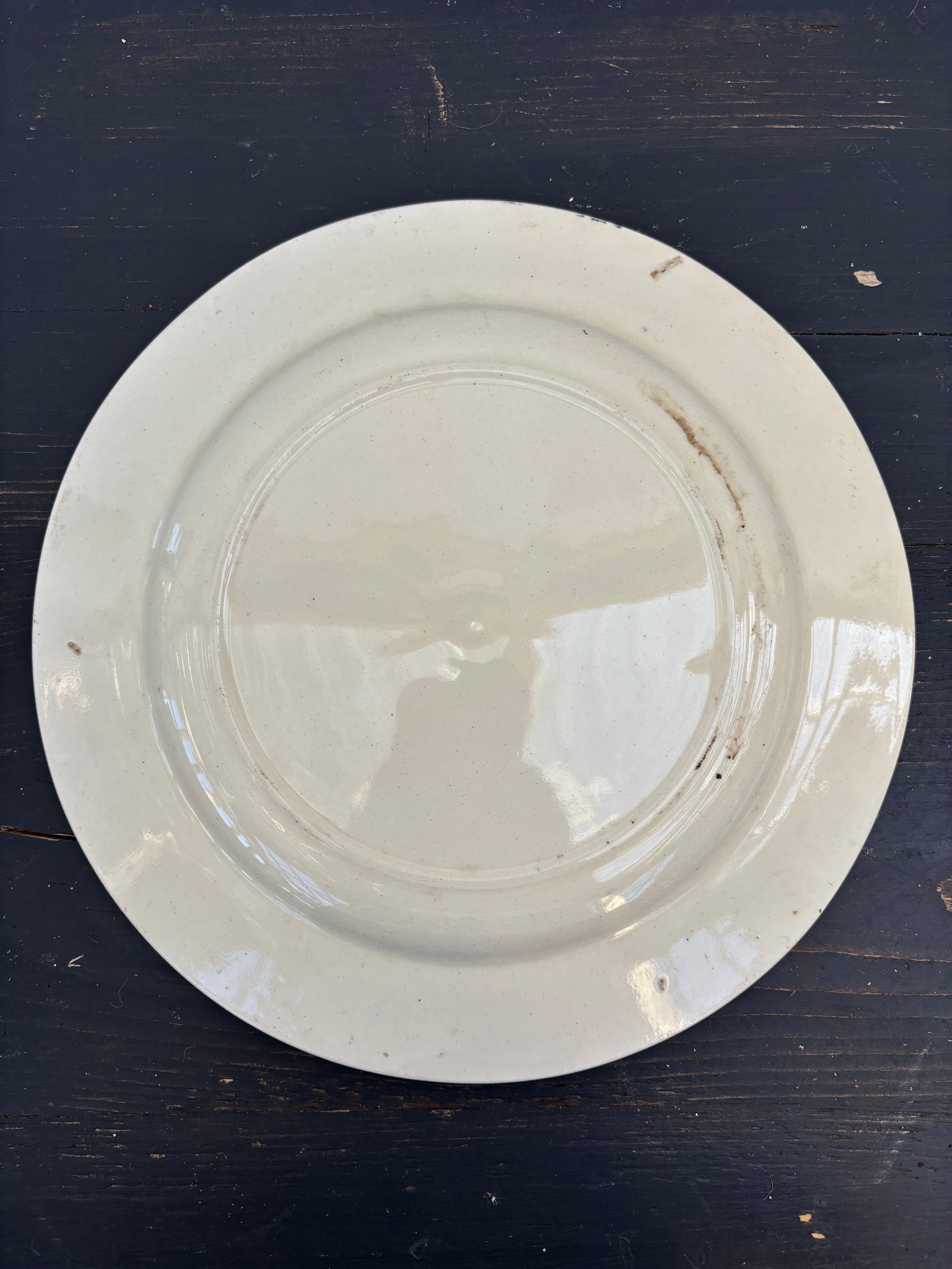 Franske tallerkener, Ø24cm - 10 stk.