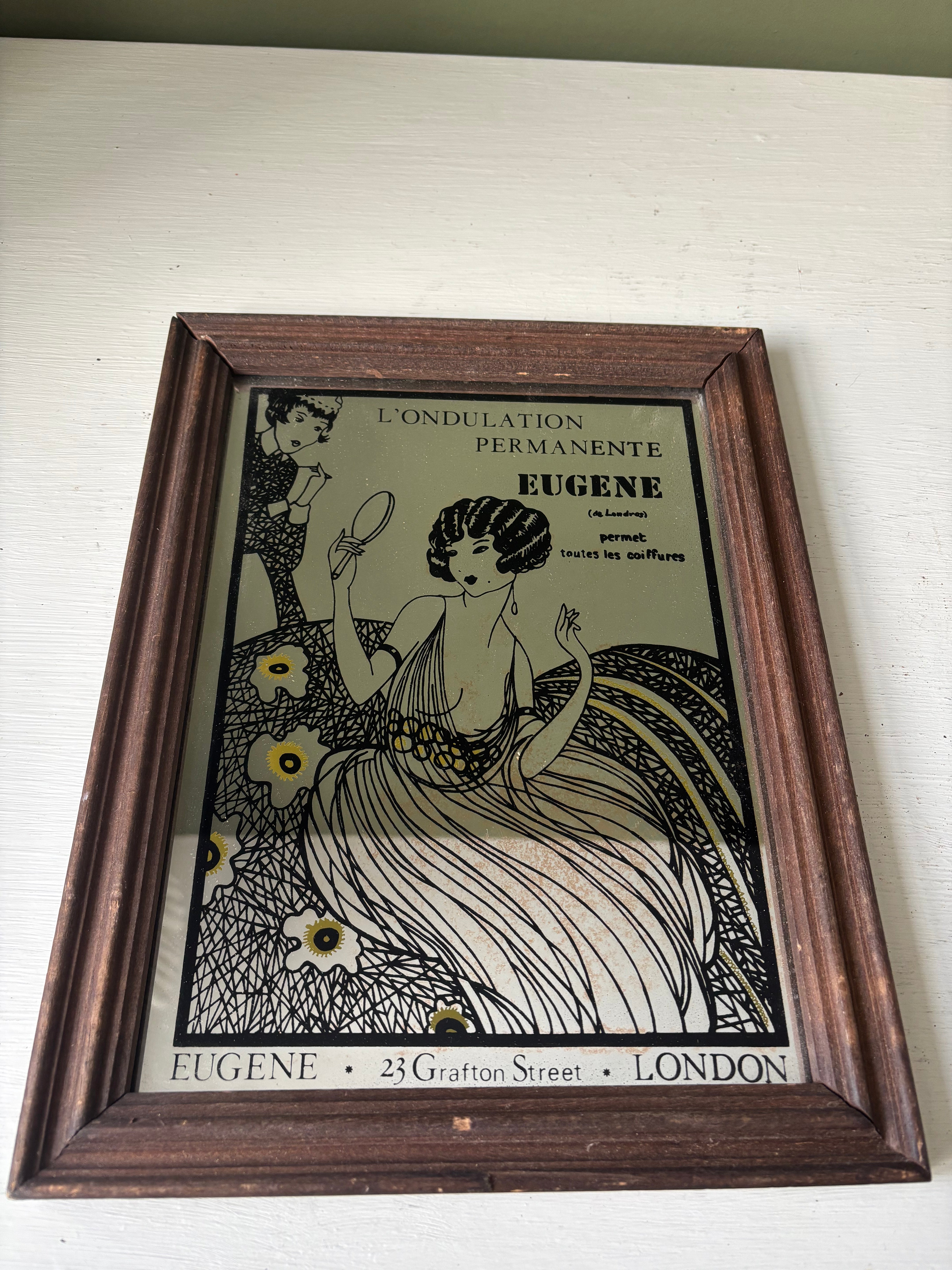 Spejl “frisør reklame”