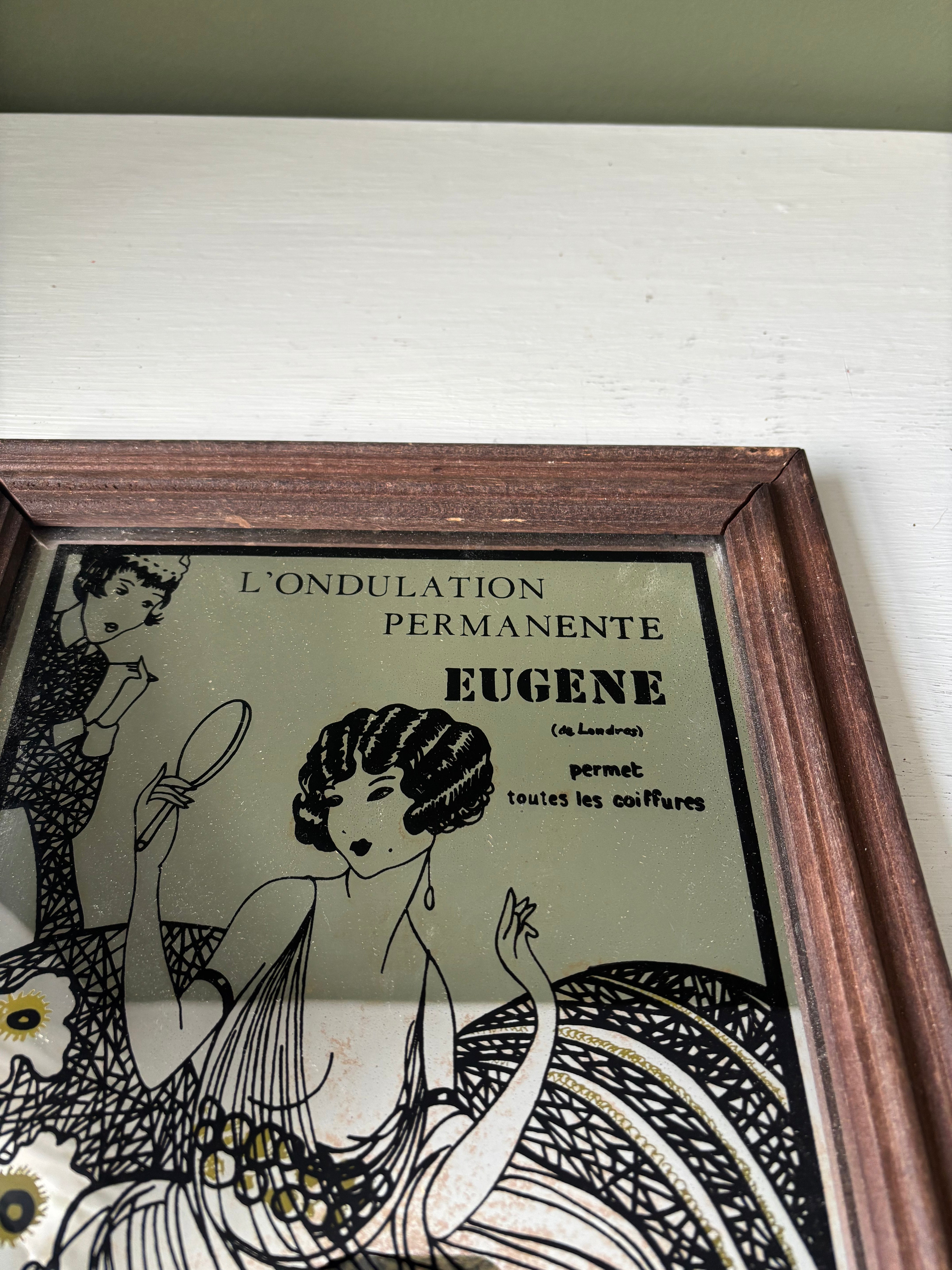 Spejl “frisør reklame”