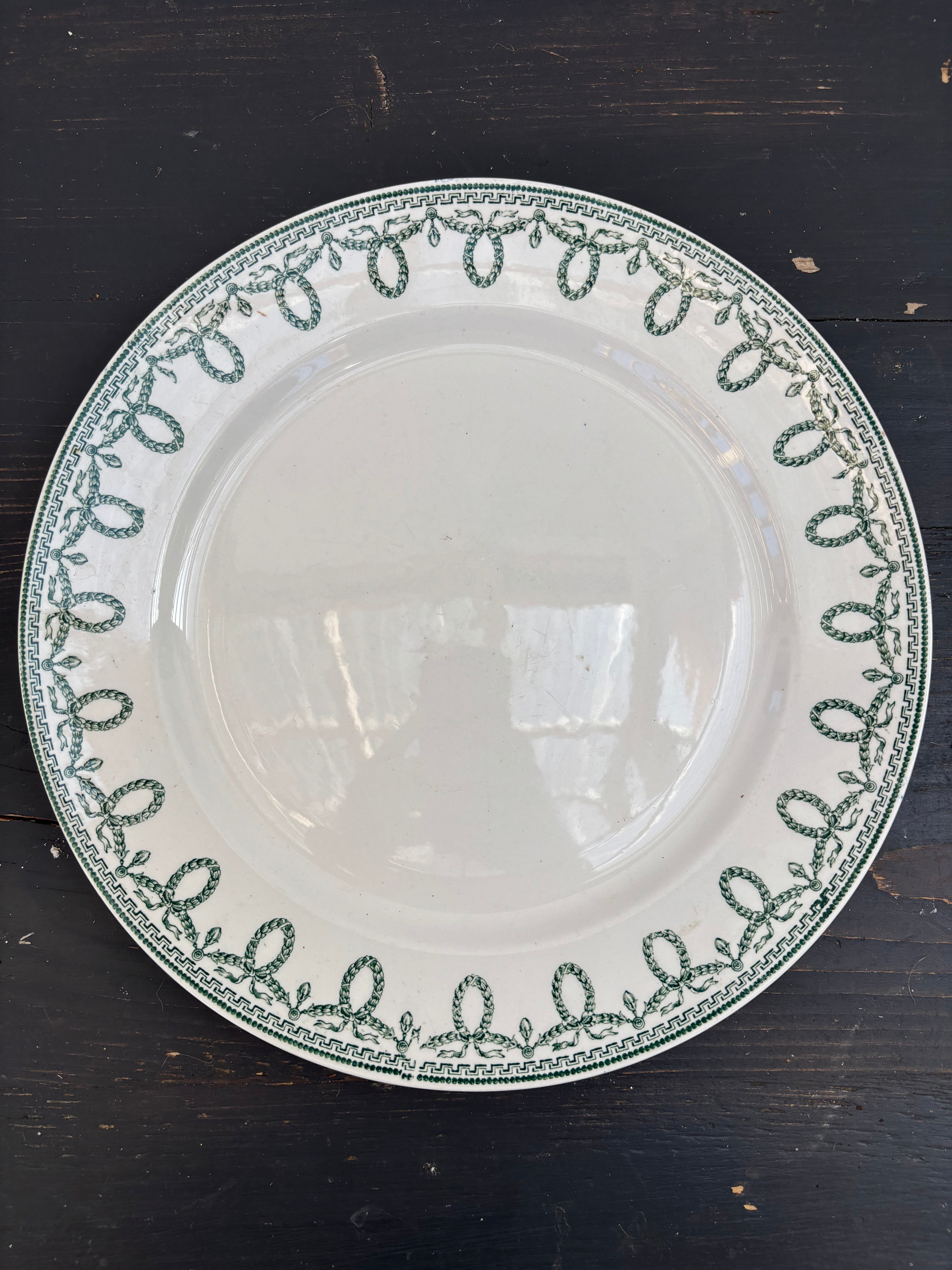 Franske tallerkener, Ø24cm - 6 stk.