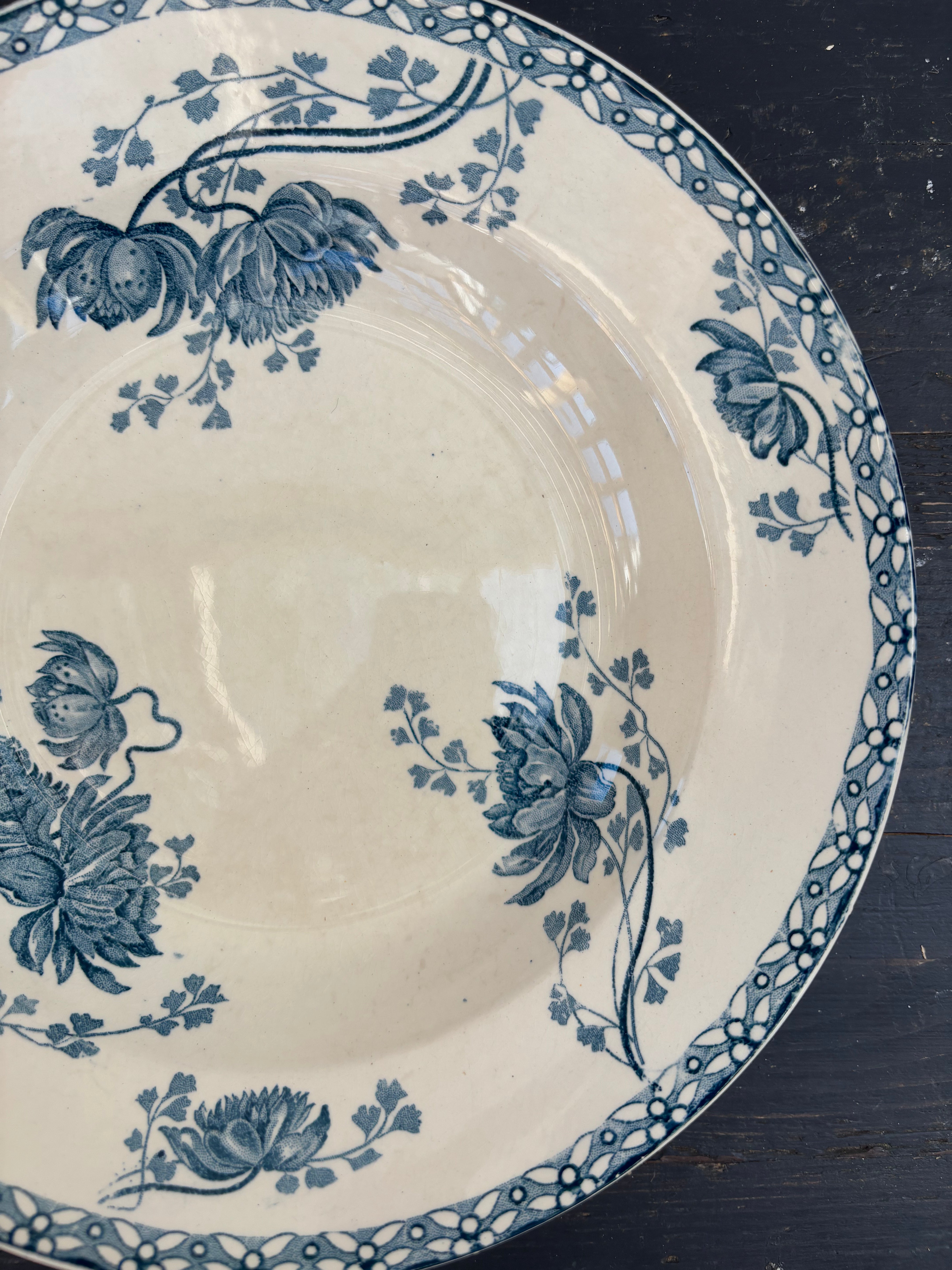 Franske dybe tallerkener, Ø23cm - 6 stk