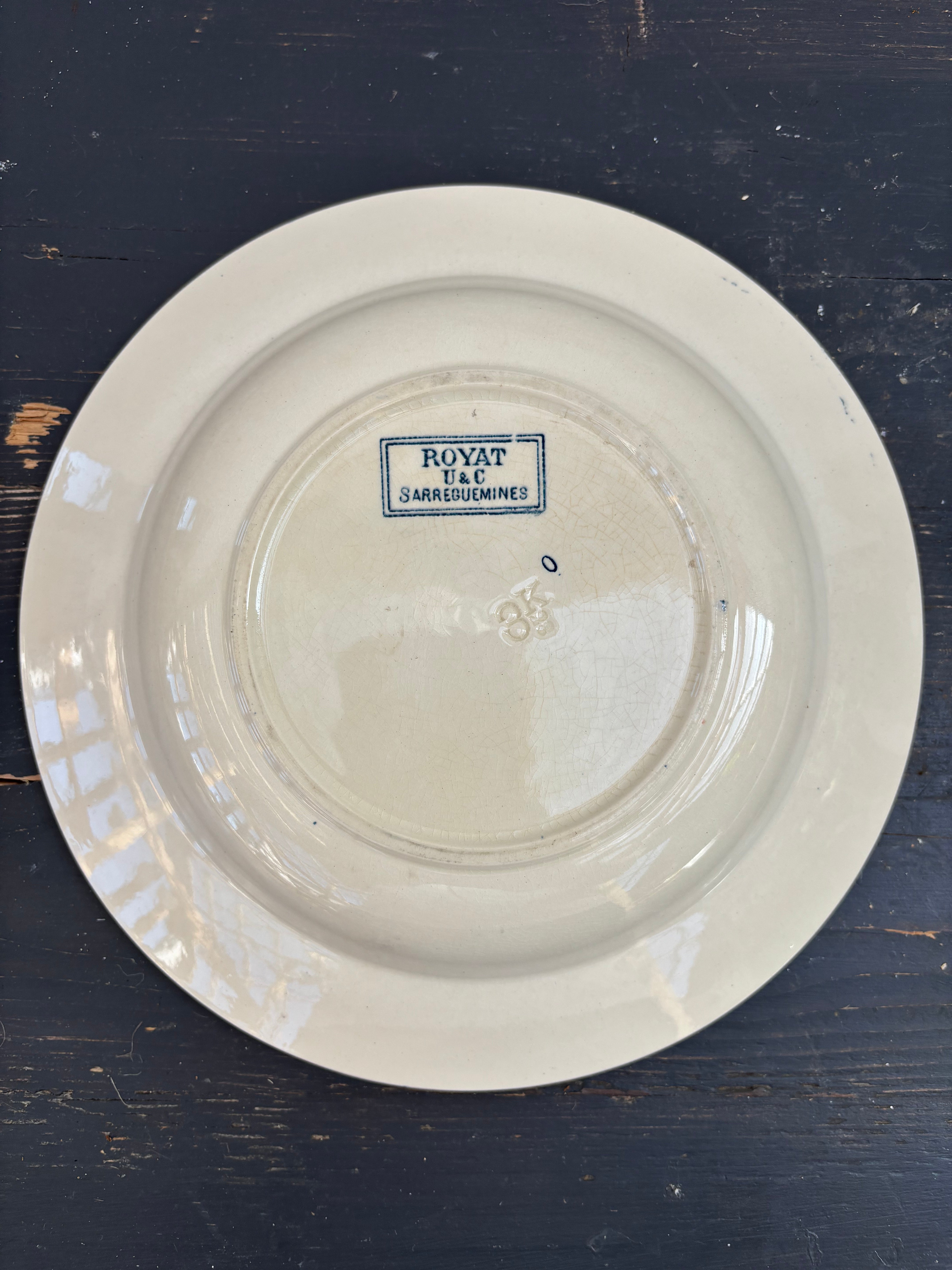 Franske dybe tallerkener, Ø23cm - 6 stk