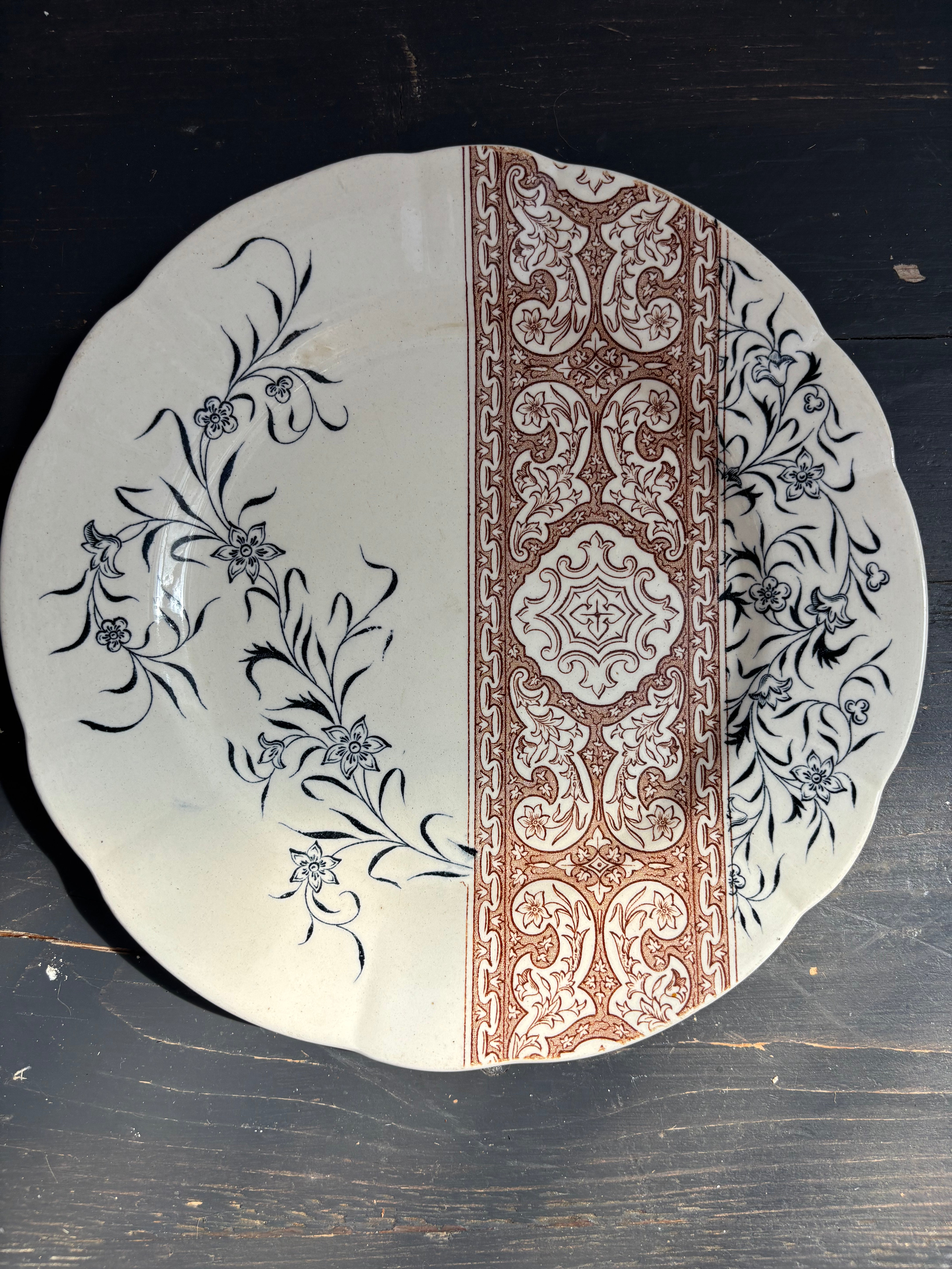 Franske tallerkener, Ø21cm - 6 stk.