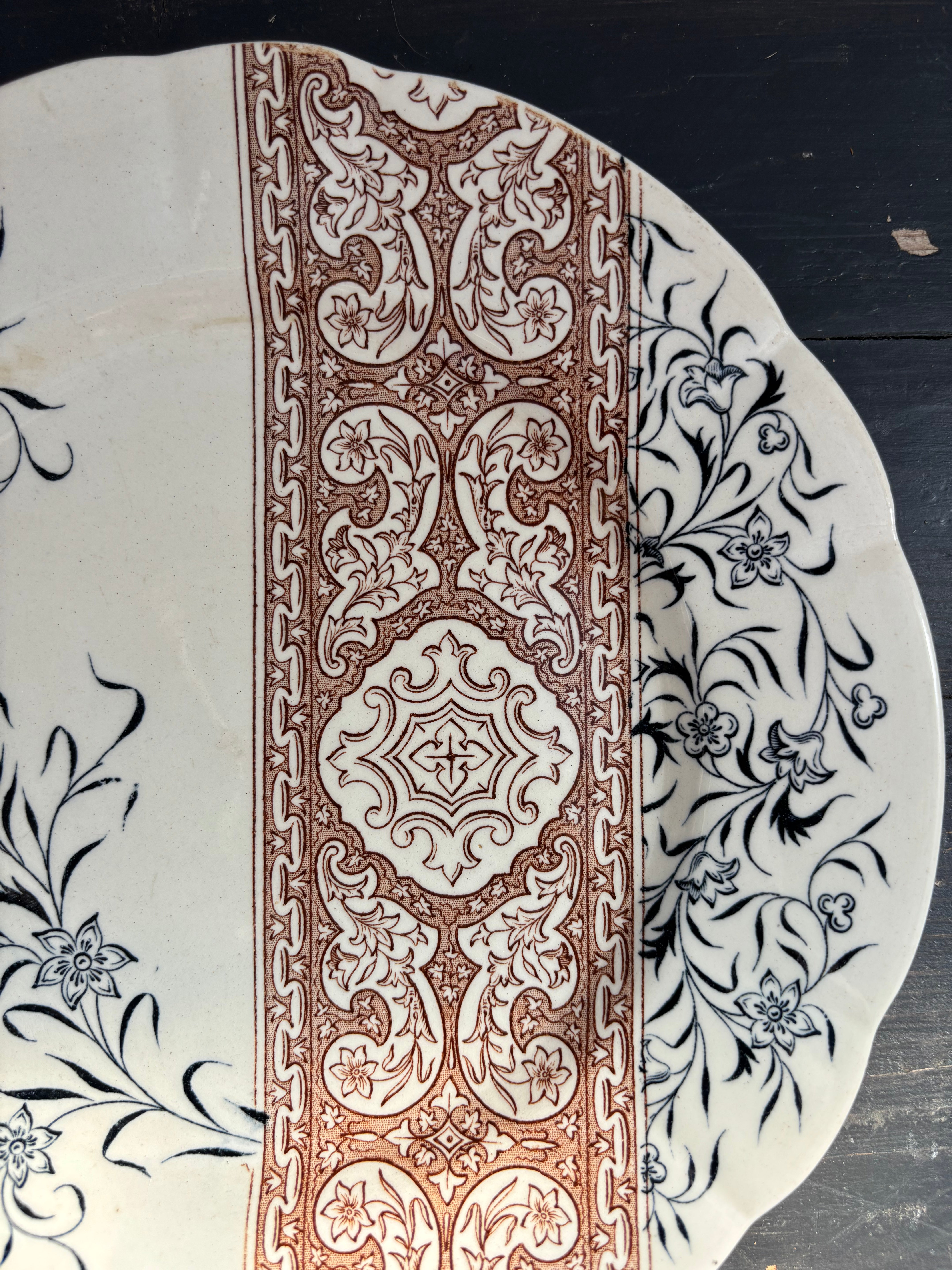 Franske tallerkener, Ø21cm - 6 stk.