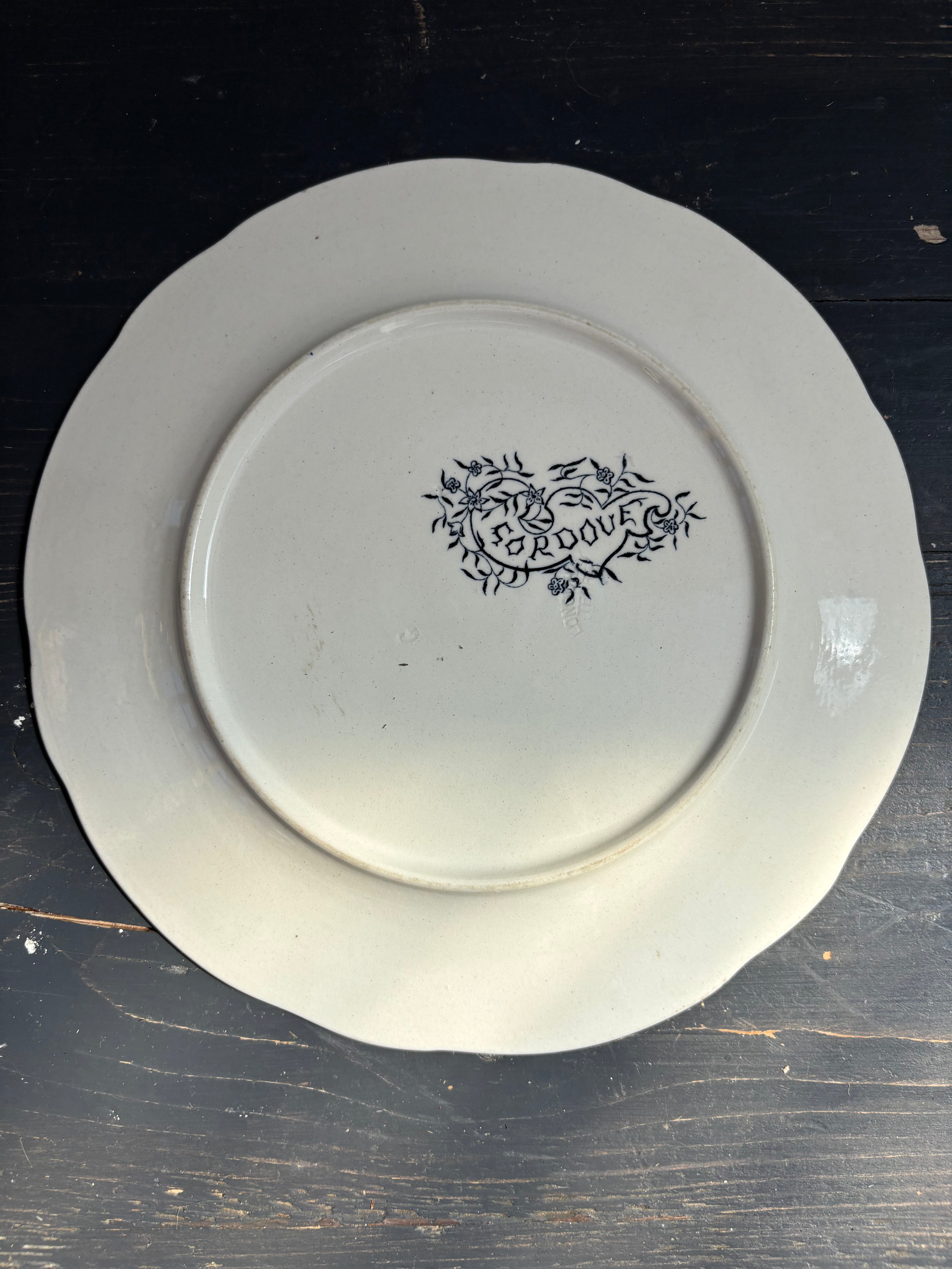 Franske tallerkener, Ø21cm - 6 stk.
