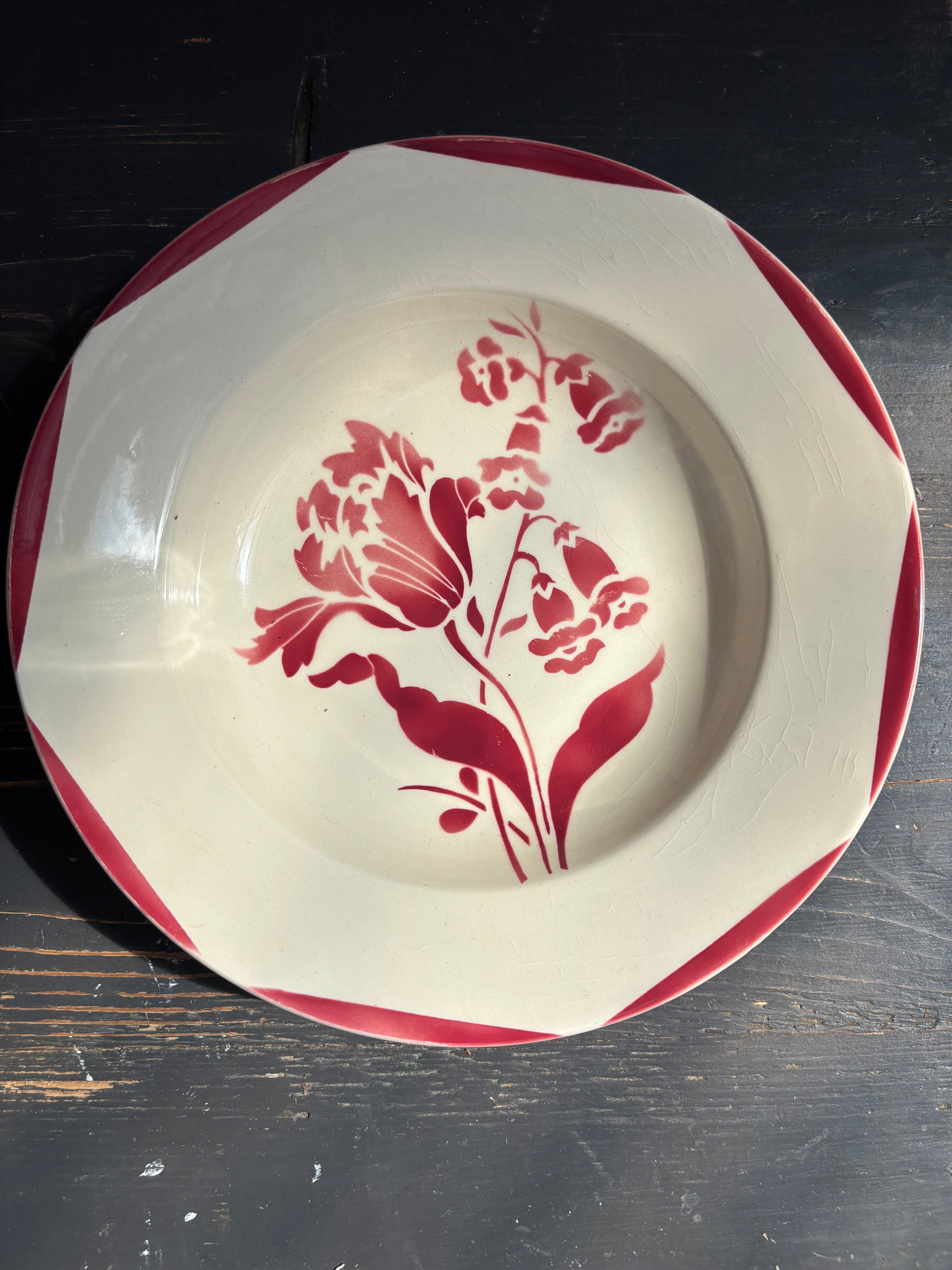 Franske dybe tallerkener, Ø21cm - 6 stk.