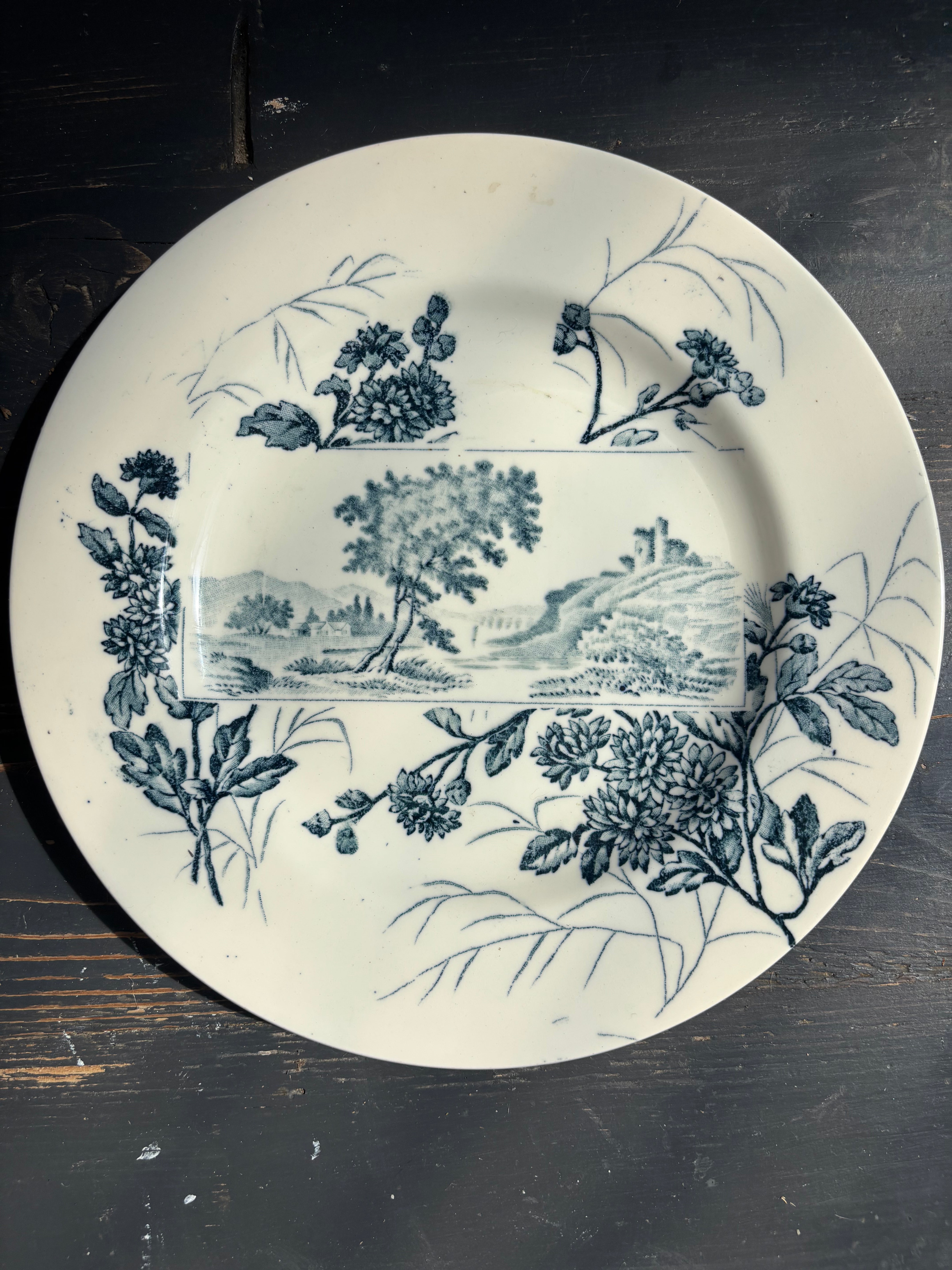 Franske tallerkener, Ø22cm - 6 stk.