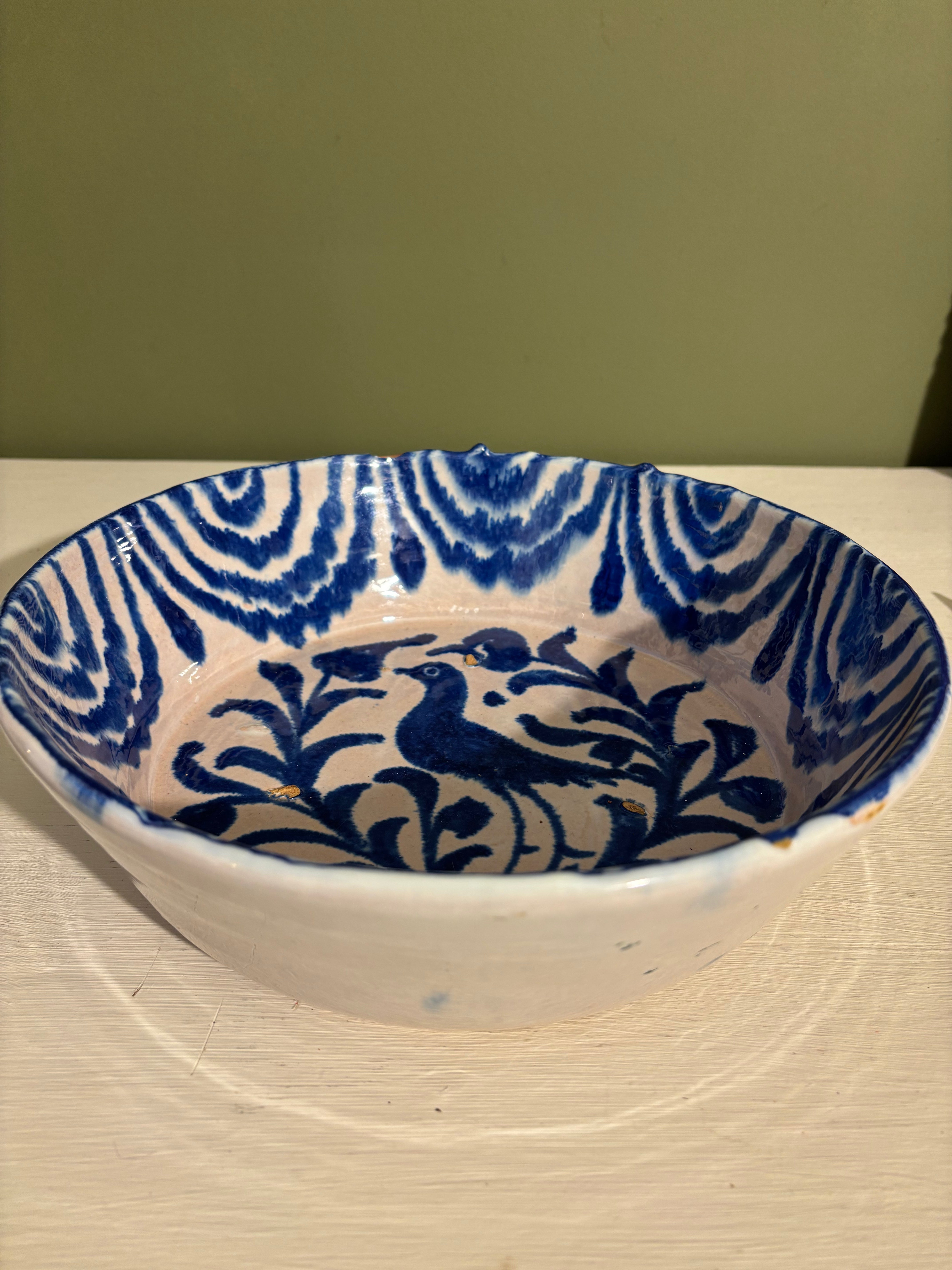 Spansk fat, Ø28 cm.