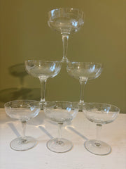 Champagneskåle, 6 stk.