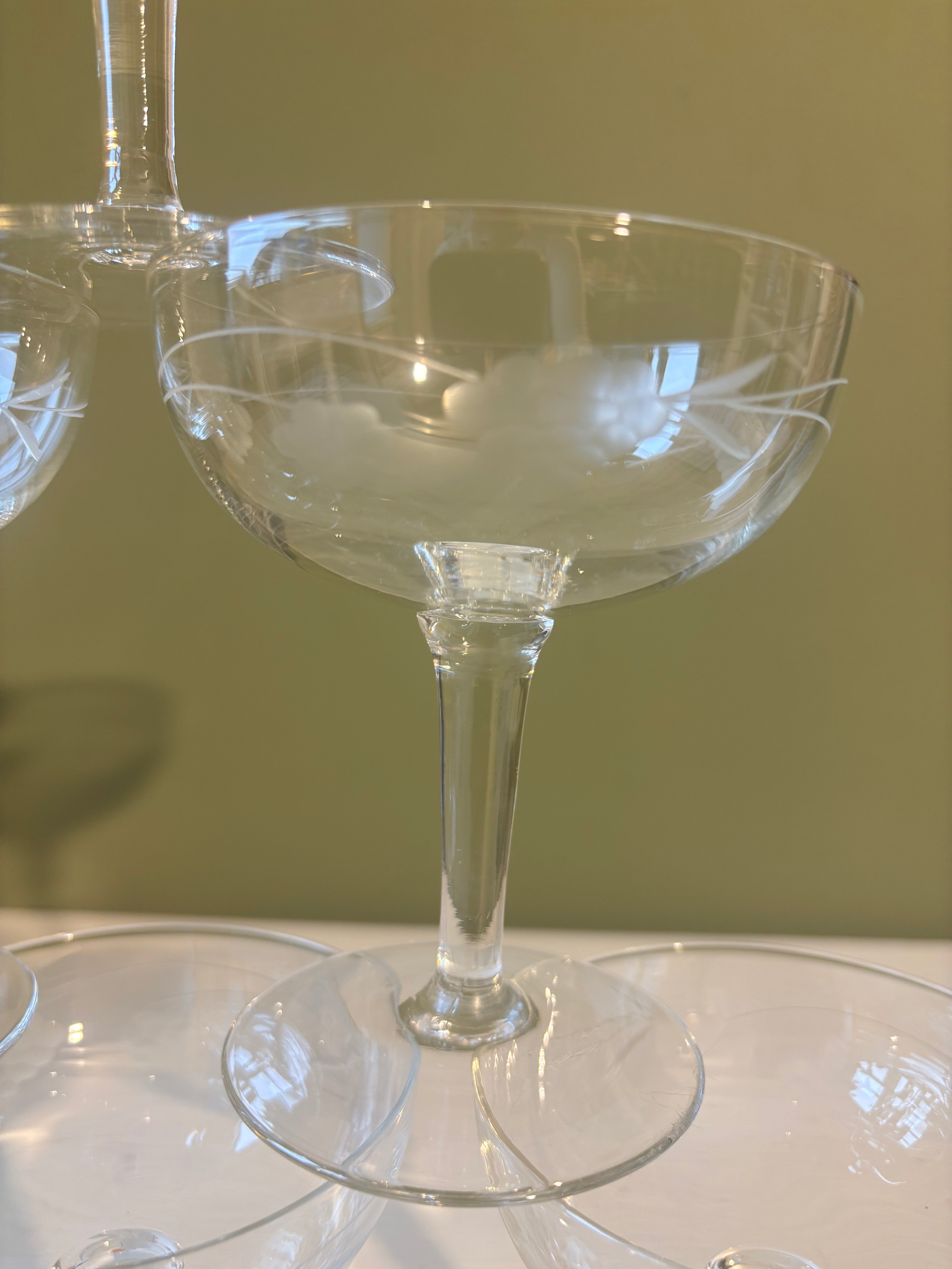 Champagneskåle, 5 stk.