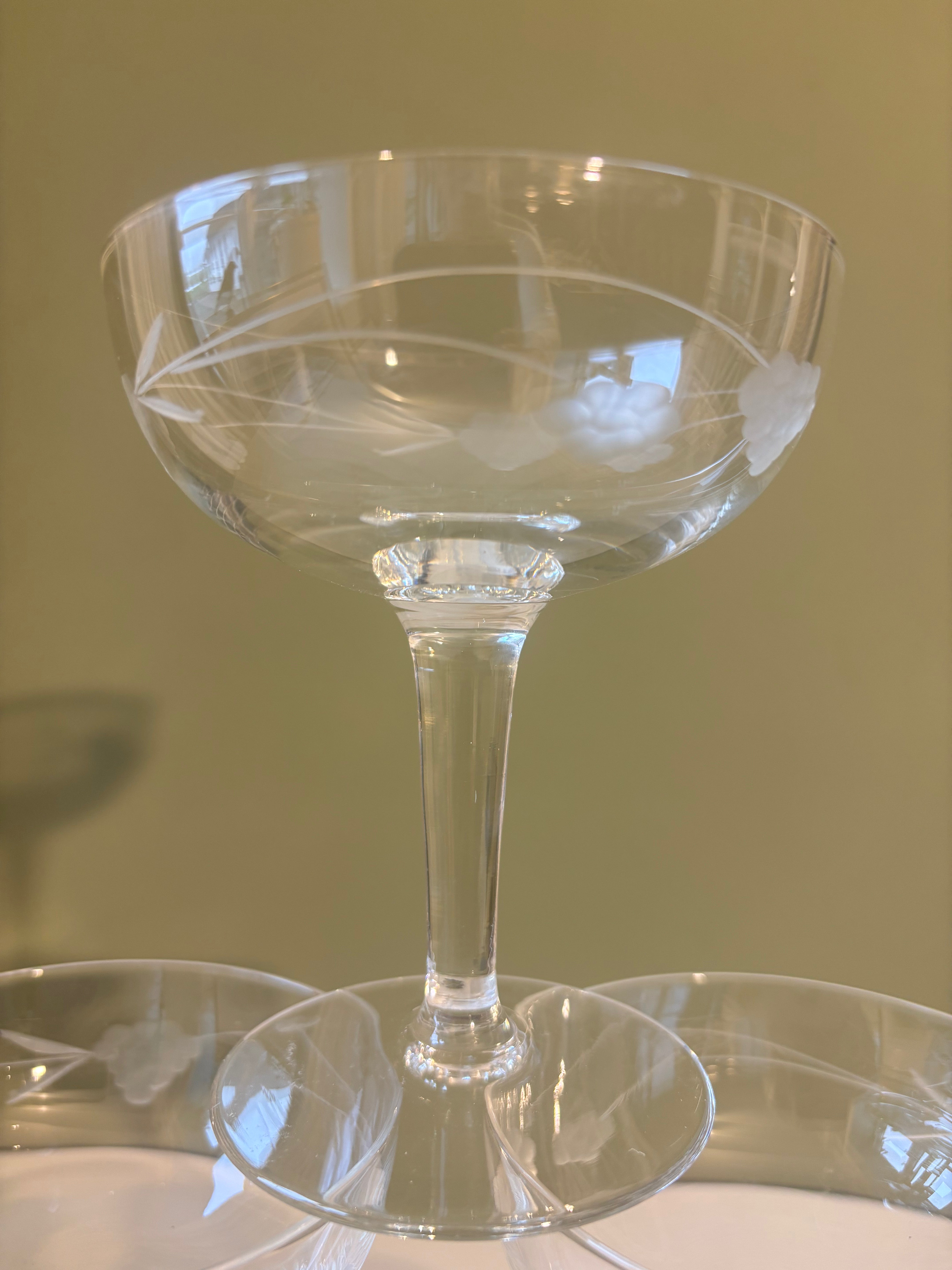 Champagneskåle, 5 stk.