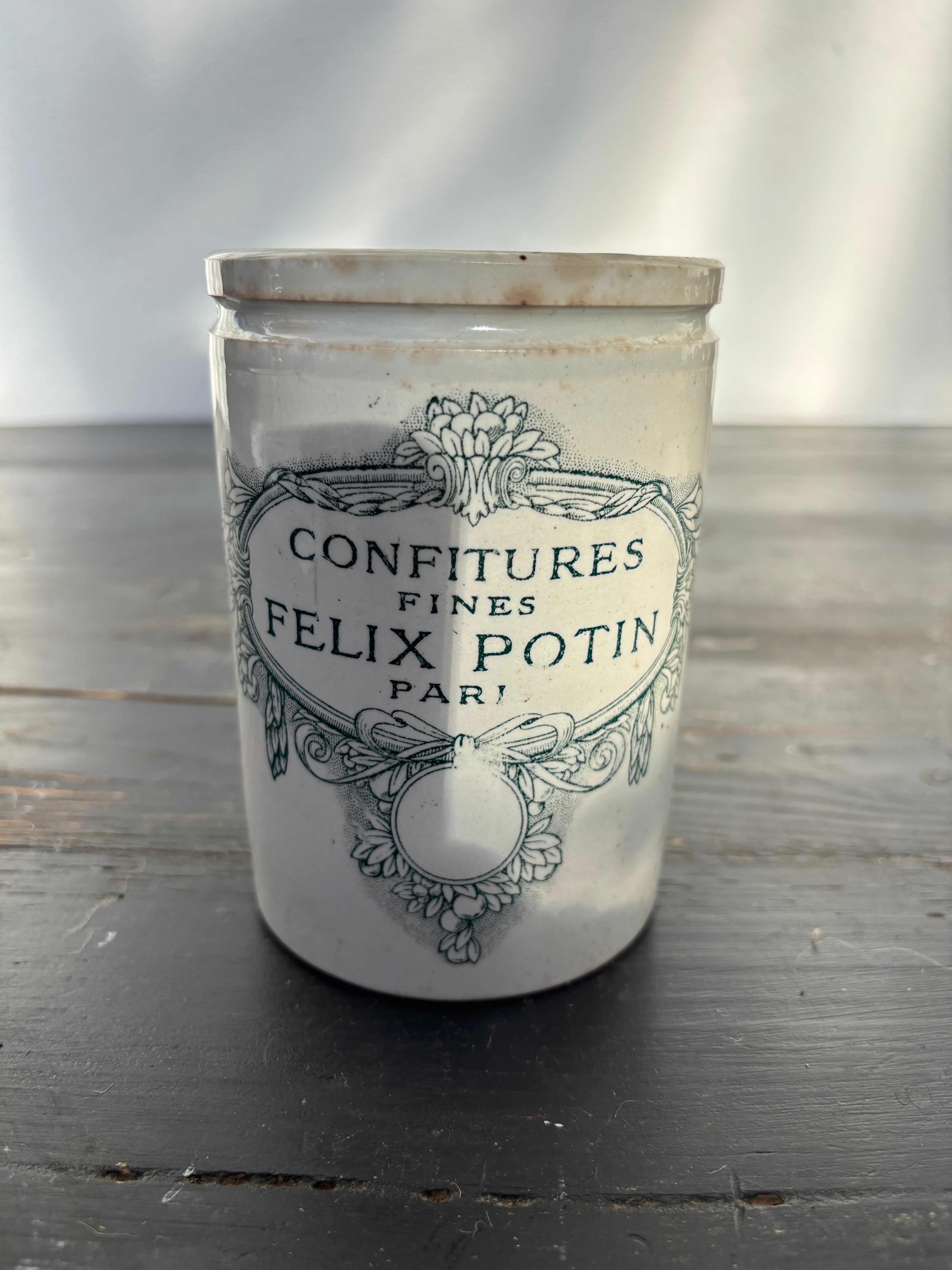 Felix Potin krukke, 13 cm