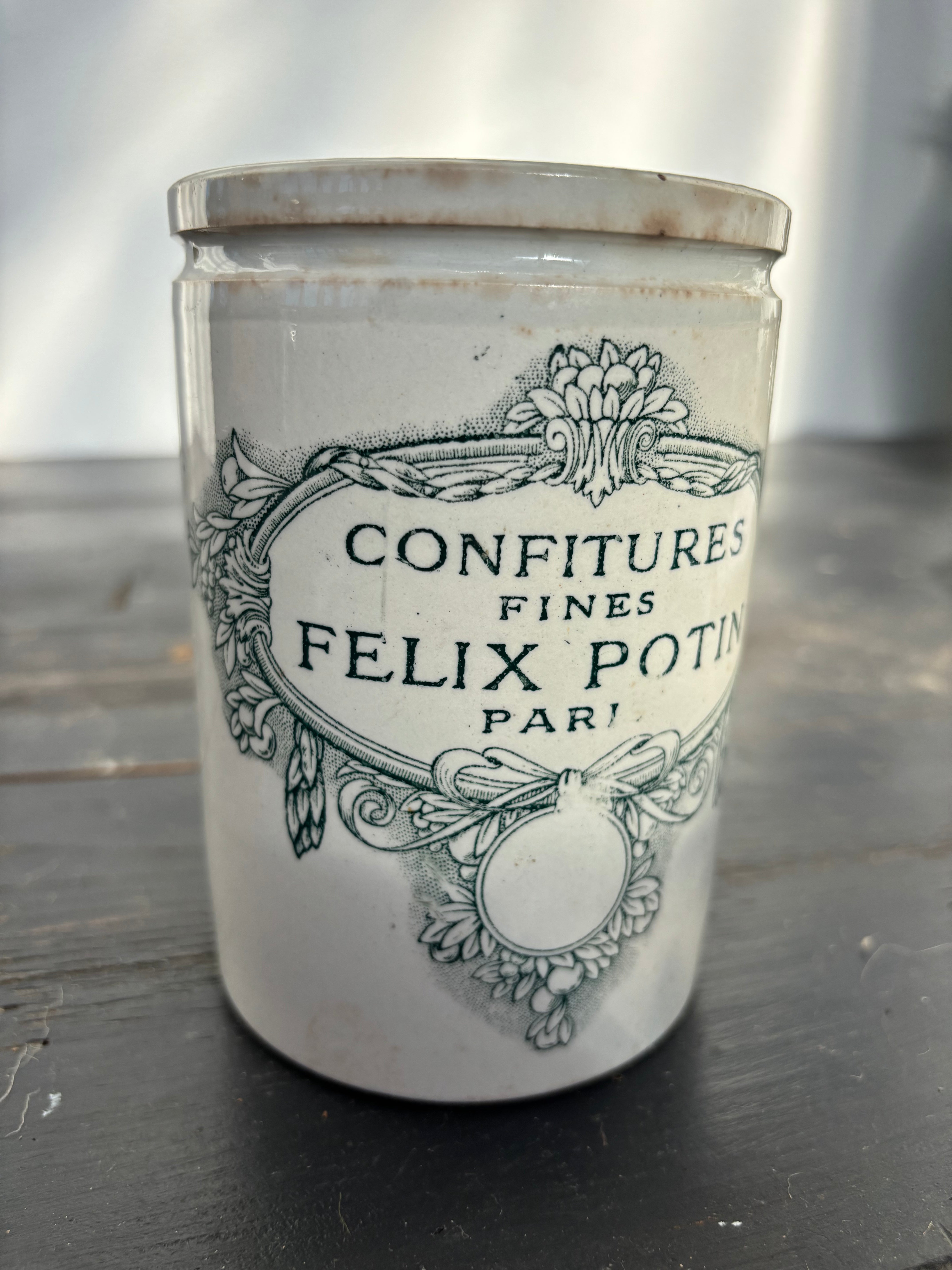 Felix Potin krukke, 13 cm
